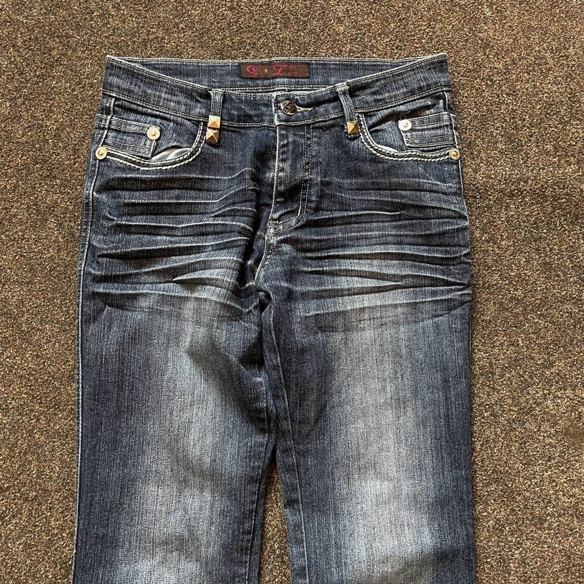 Vintage Y2K Vintage Faded Bootcut Jeans Distressed Flared Skate 28 Size 28" / US 6 / IT 42 - 2 Thumbnail