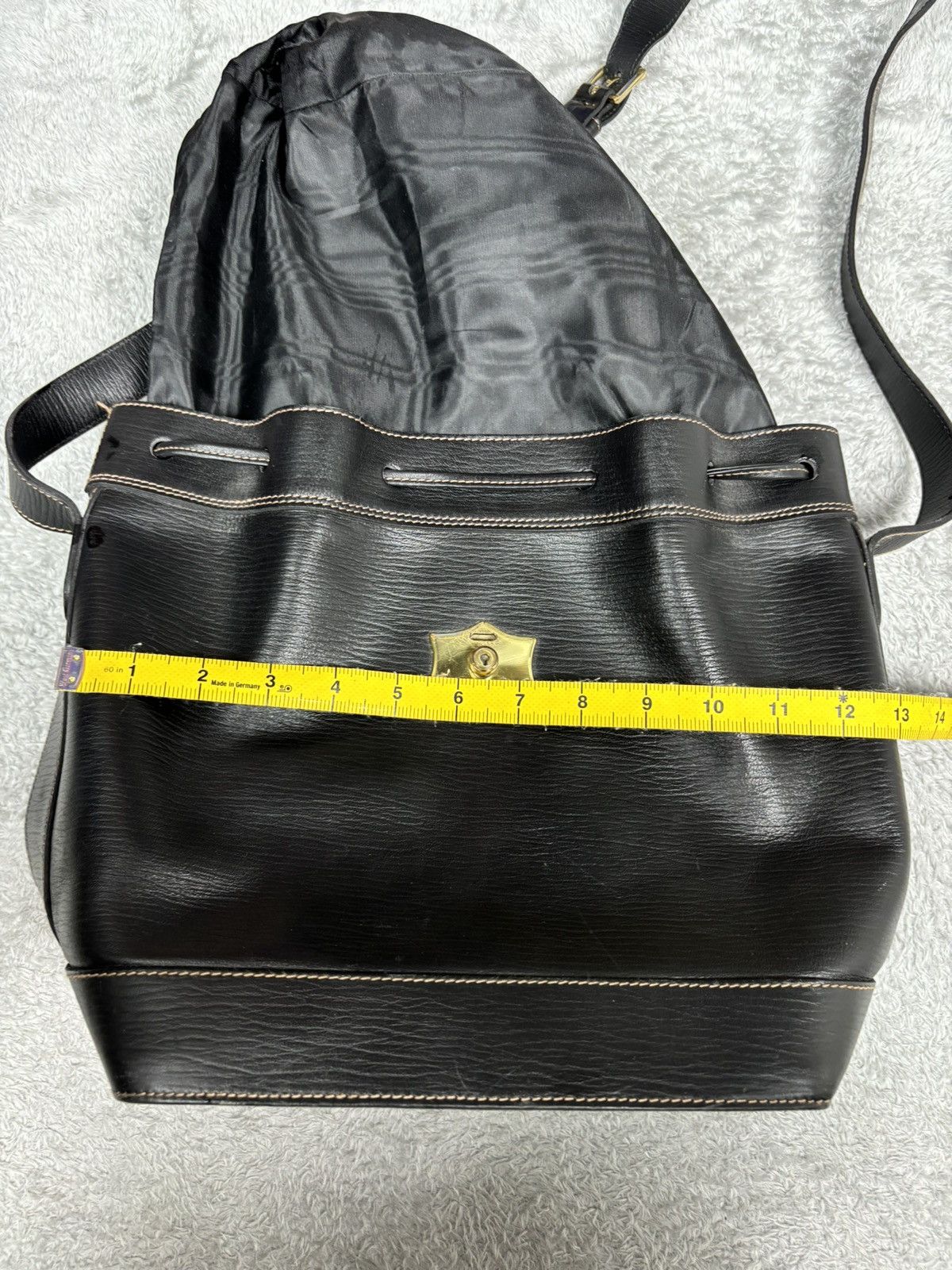 Porsche Design Vintage Porshe Handmade Germany Bucket Leather Bag Size ONE SIZE - 13 Thumbnail