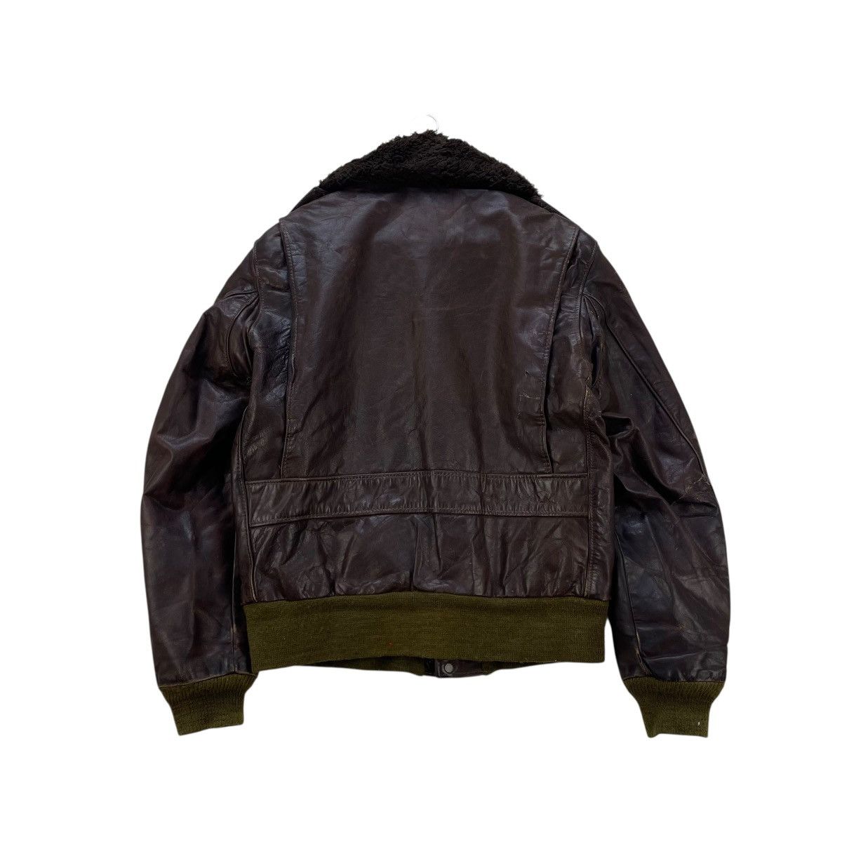 Schott 💥 vintage Schott leather aviator bomber flight jacket Size US M / EU 48-50 / 2 - 2 Thumbnail