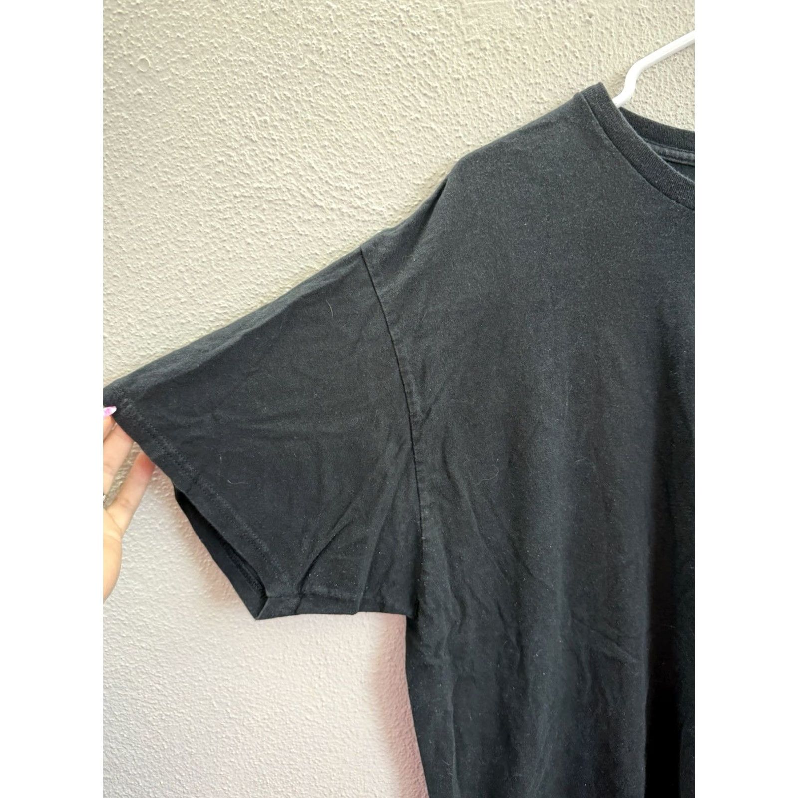 Vintage Artist Union T-Shirt XL Black Short Sleeve Skeleton Thumbs Up Unisex Adults Mens Womens Shirt Size US XL / EU 56 / 4 - 3 Thumbnail