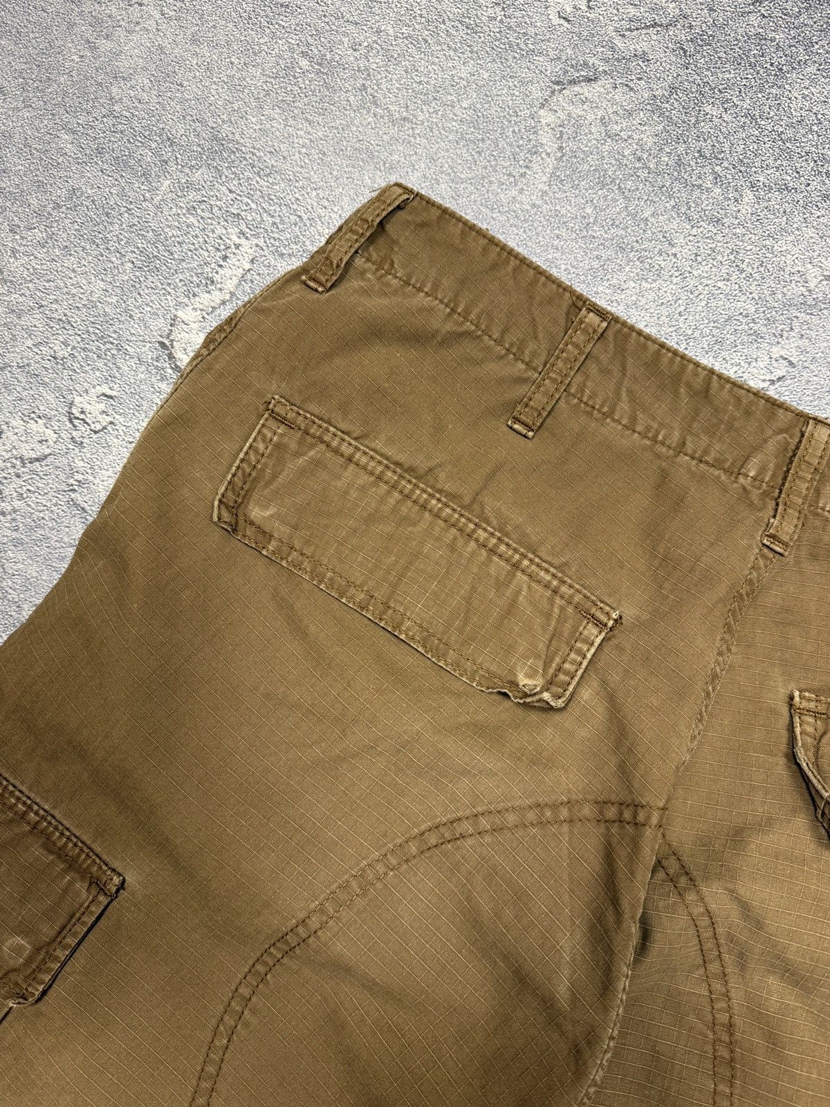 Carhartt × Vintage Vintage Carhartt Cargo Pants Brown Y2K 34x32 Size US 34 / EU 50 - 6 Thumbnail