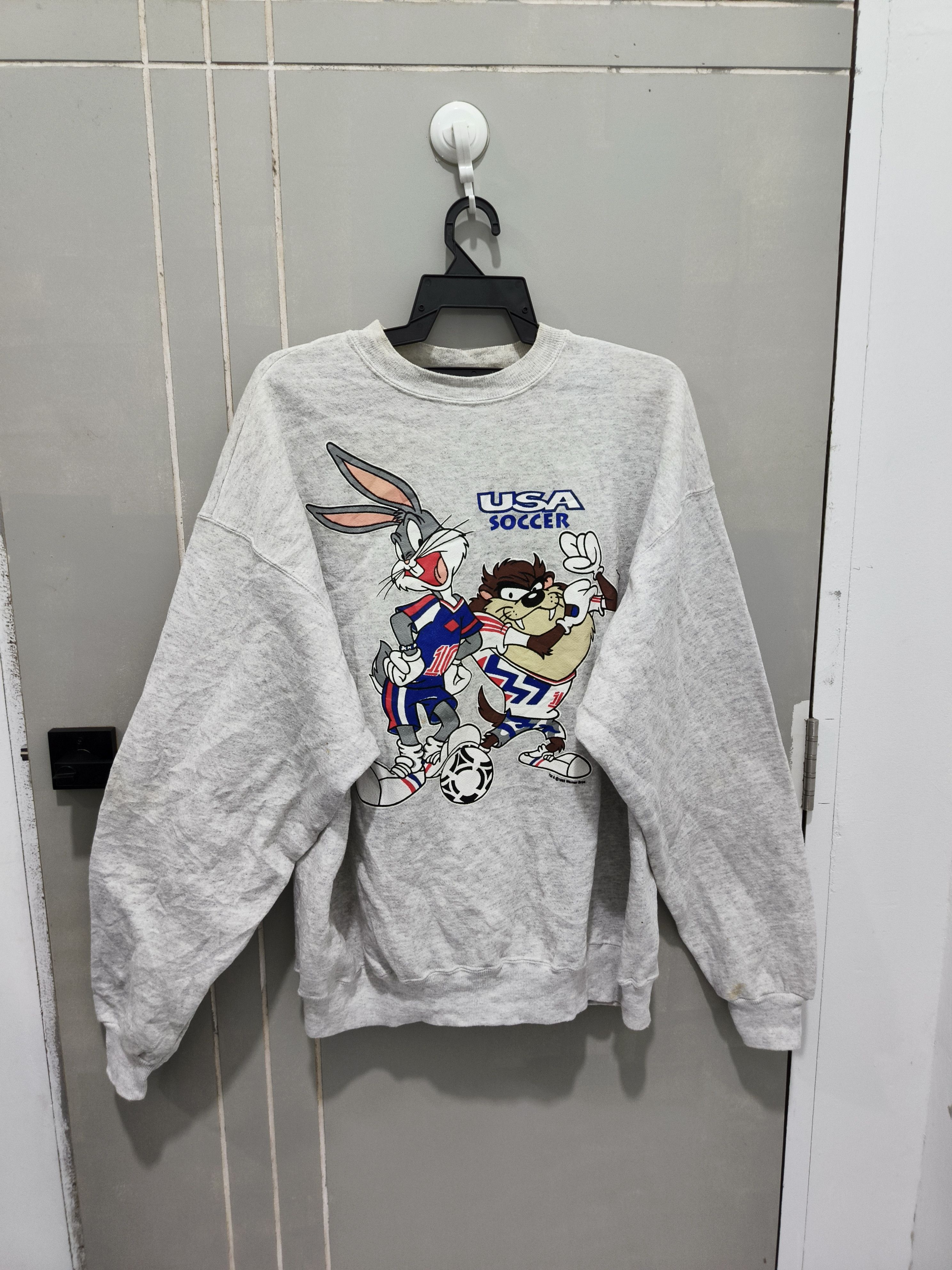 Vintage 1998 USA Soccer Crewneck Sweatshirt Santee