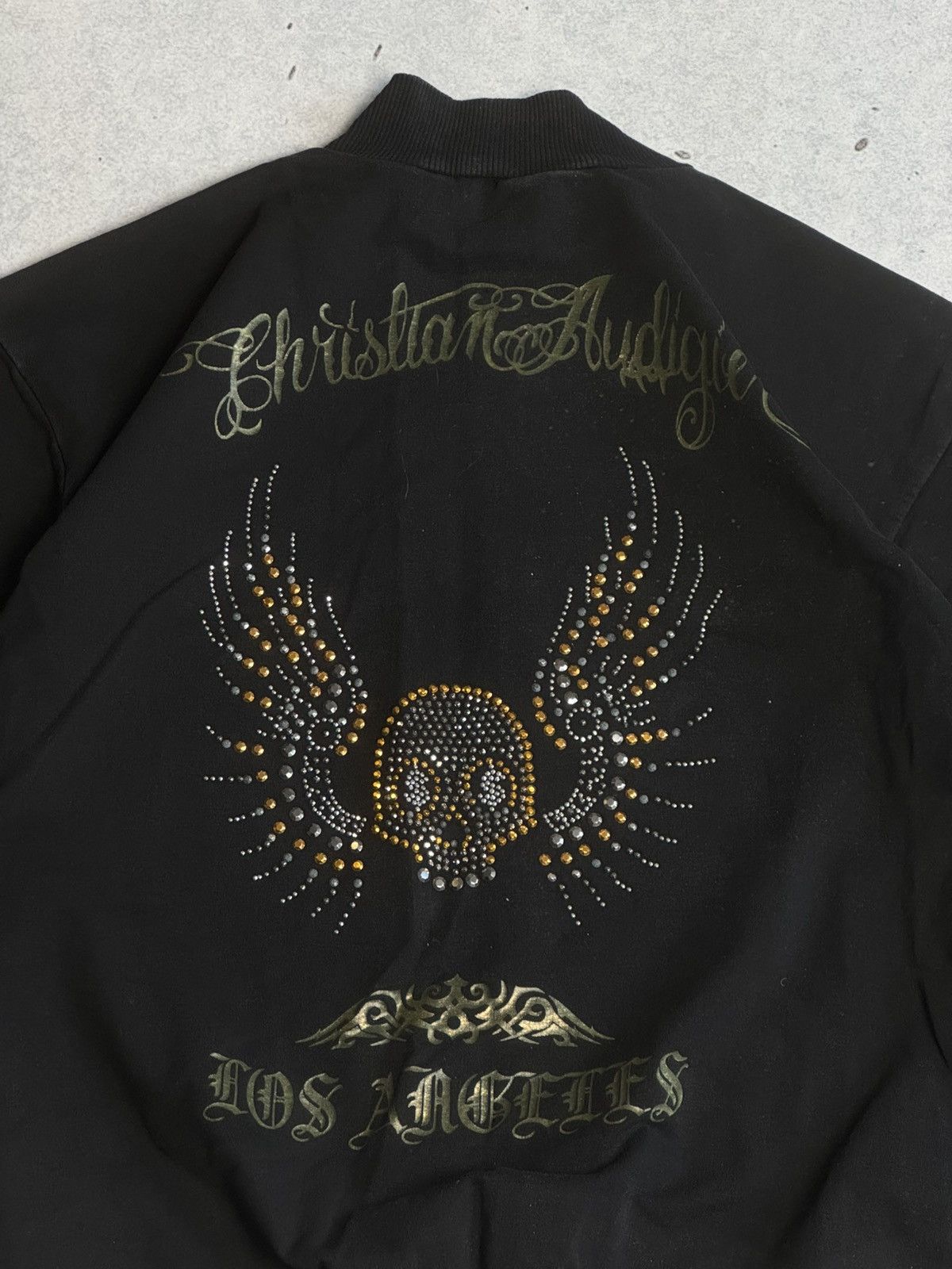 Christian Audigier Vintage Christian Audigier Y2K Skull Zip Hoodie Size S / US 4 / IT 40 - 4 Thumbnail