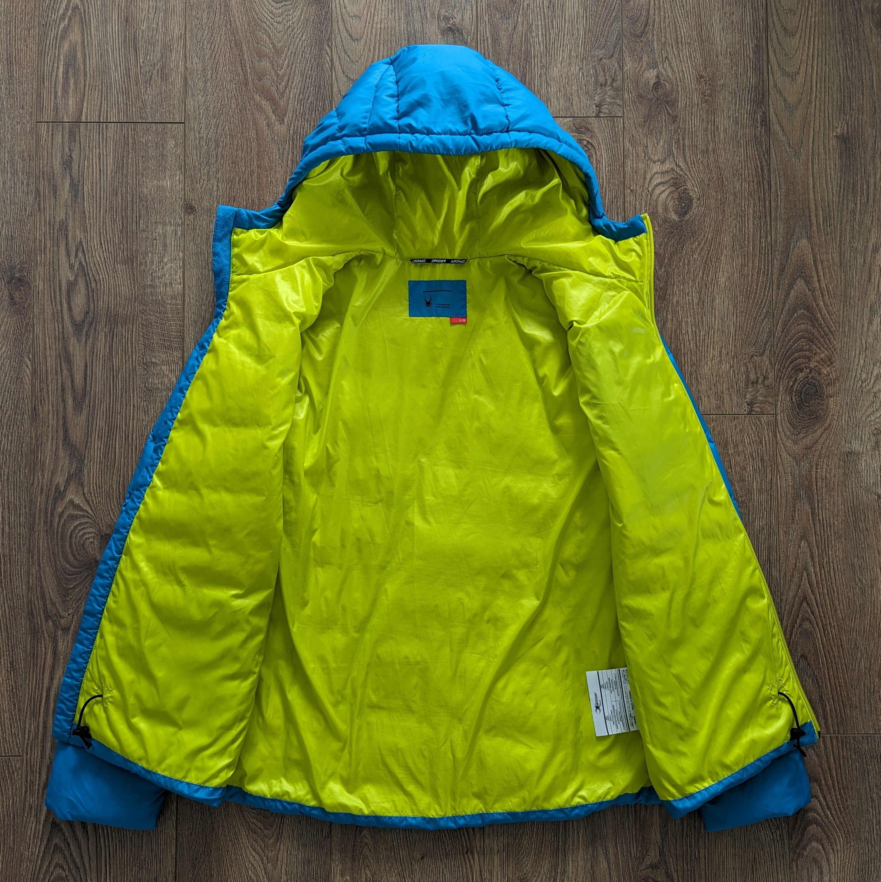 Spyder Spyder Men's Hooded Down Jacket Casual Sportswear Clothing Size US L / EU 52-54 / 3 - 10 Thumbnail