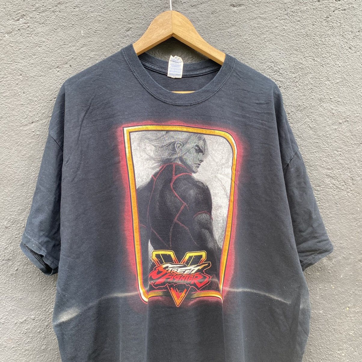 Vintage Thrashed Faded Vintage Y2K Street Fighter ERD GRUNGE TEE Size US XXL / EU 58 / 5 - 2 Thumbnail