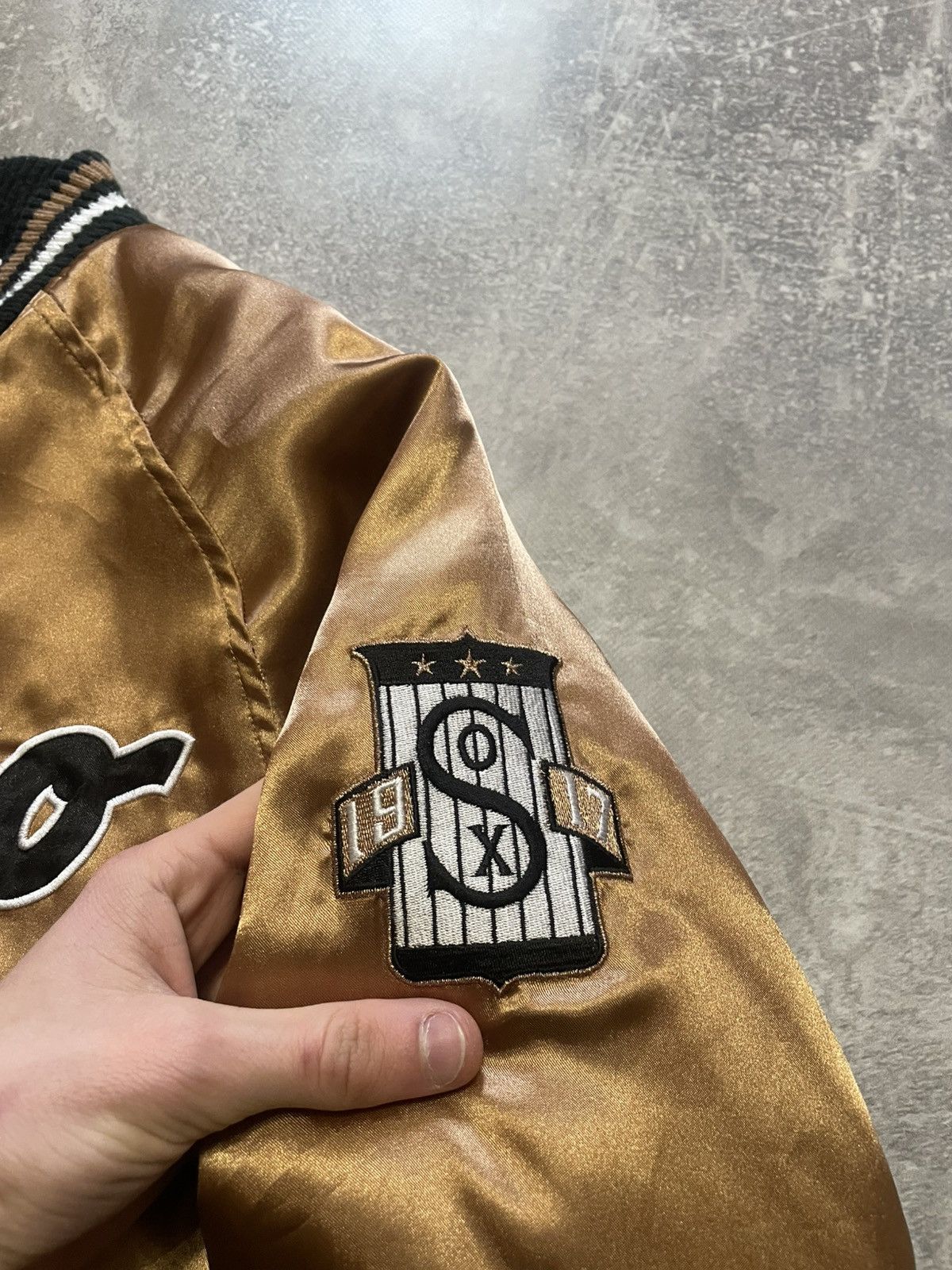 Majestic Vintage Chicago White Sox Majestic Baseball Bomber Jacket Size US S / EU 44-46 / 1 - 8 Thumbnail