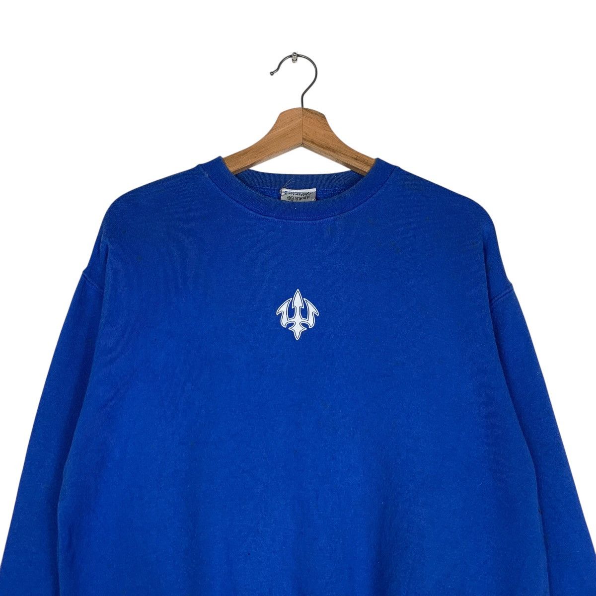 Japanese Brand DJ FREE Embroidery Big Logo Crewneck Sweatshirt #1447-C65 Size US M / EU 48-50 / 2 - 4 Thumbnail