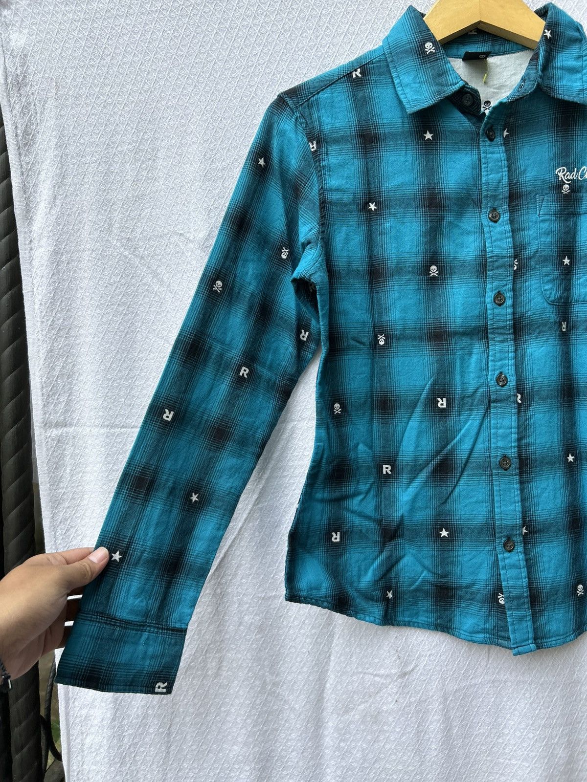 If Six Was Nine 💸BINDINGOFFER💸Rad custom plaid down seditionaries shirt Size US S / EU 44-46 / 1 - 6 Thumbnail