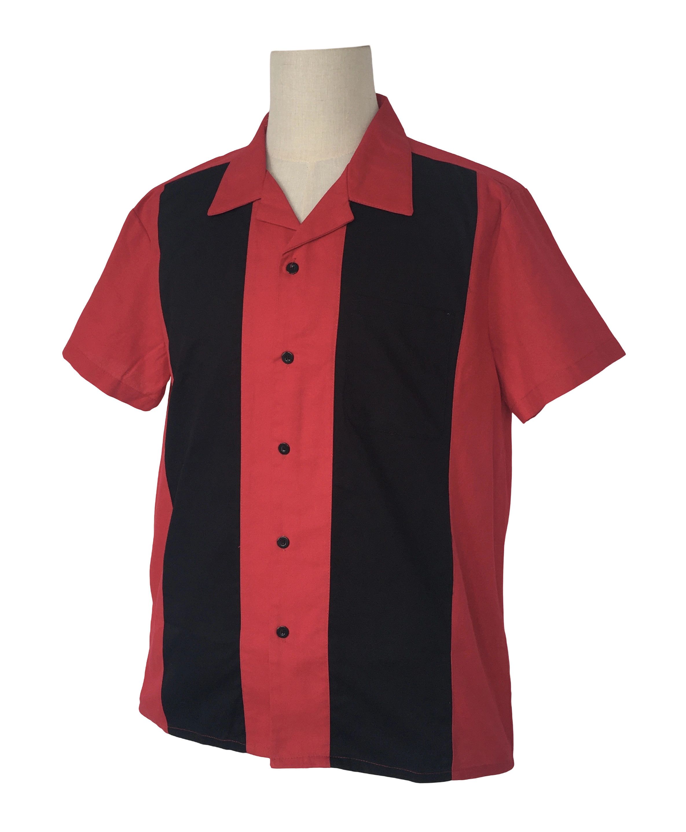 Other Vintage Style Western Shirts Bowling Shirts-red Size US XXL / EU 58 / 5 - 2 Thumbnail