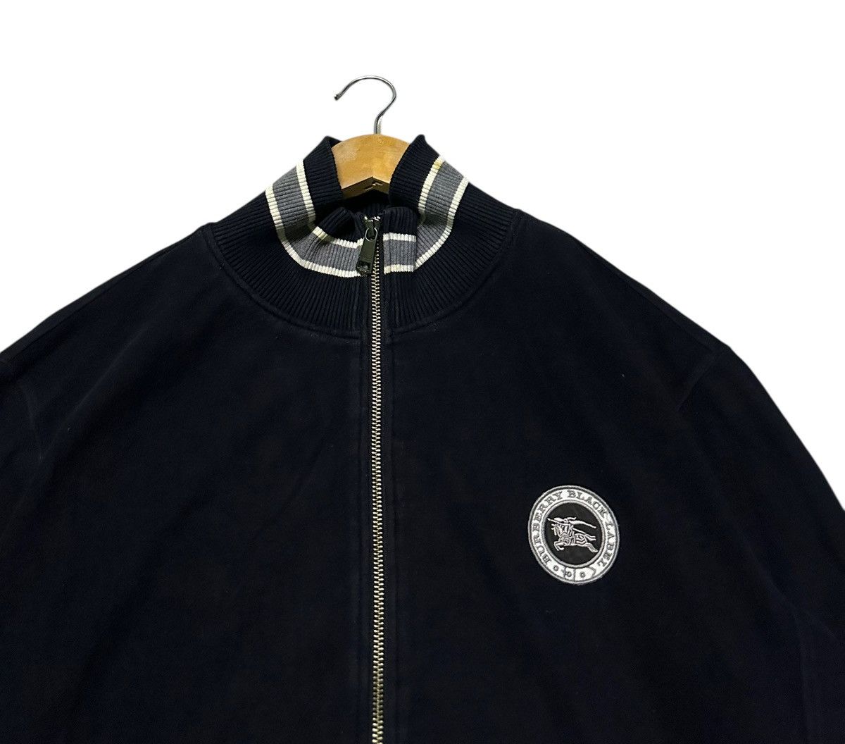 Burberry Burberry black label full zipper black jacket Size US M / EU 48-50 / 2 - 5 Thumbnail