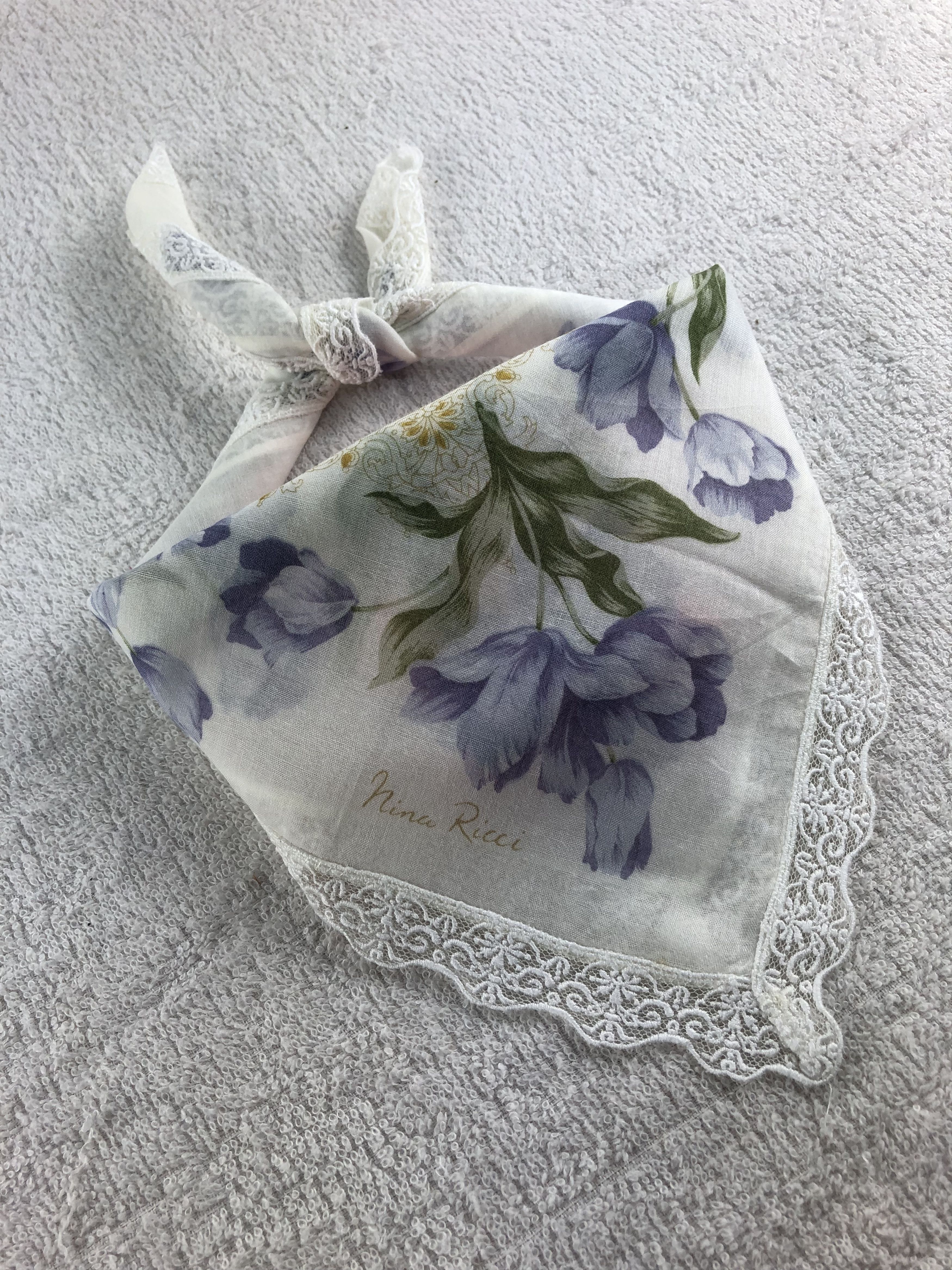 Nina Ricci Nina Ricci Handkerchief / Bandana / Neckerchief C176 Size ONE SIZE - 2 Thumbnail