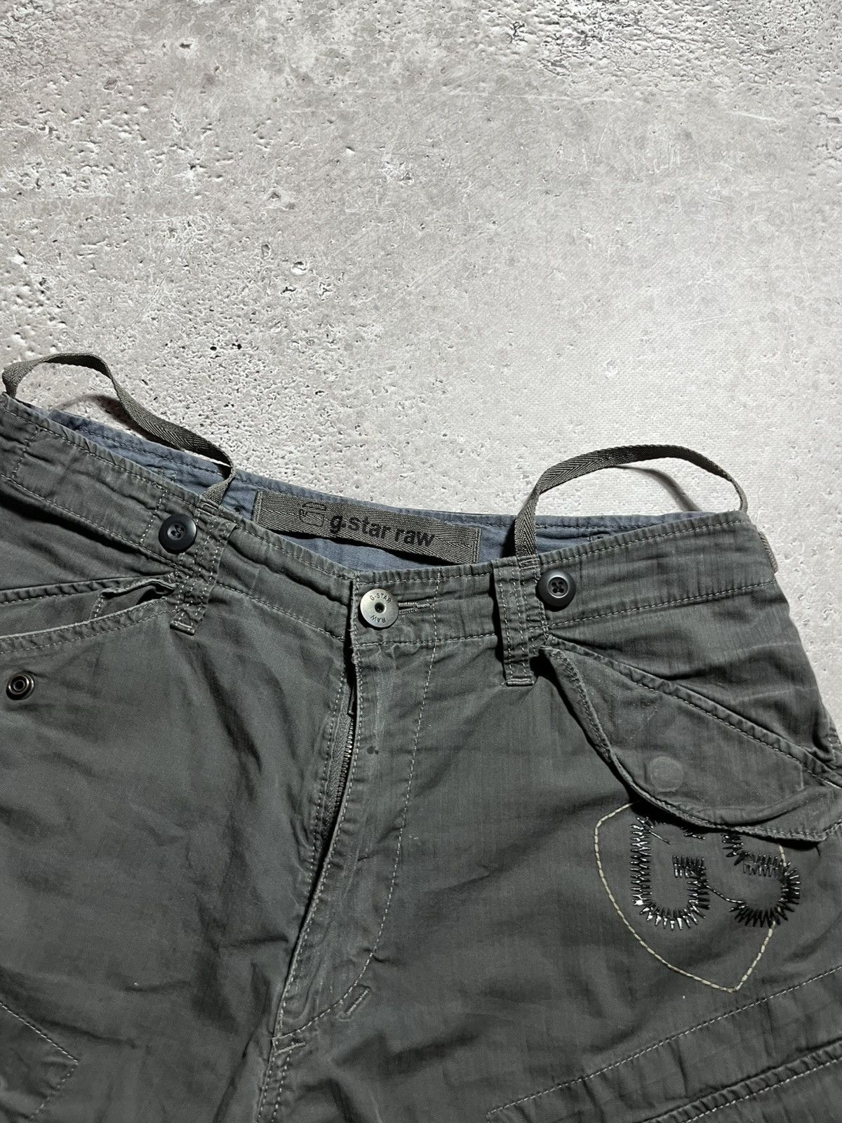 G-Star G-Star RAW Cargo Military Shorts with Straps Size L Size US 34 / EU 50 - 9 Thumbnail