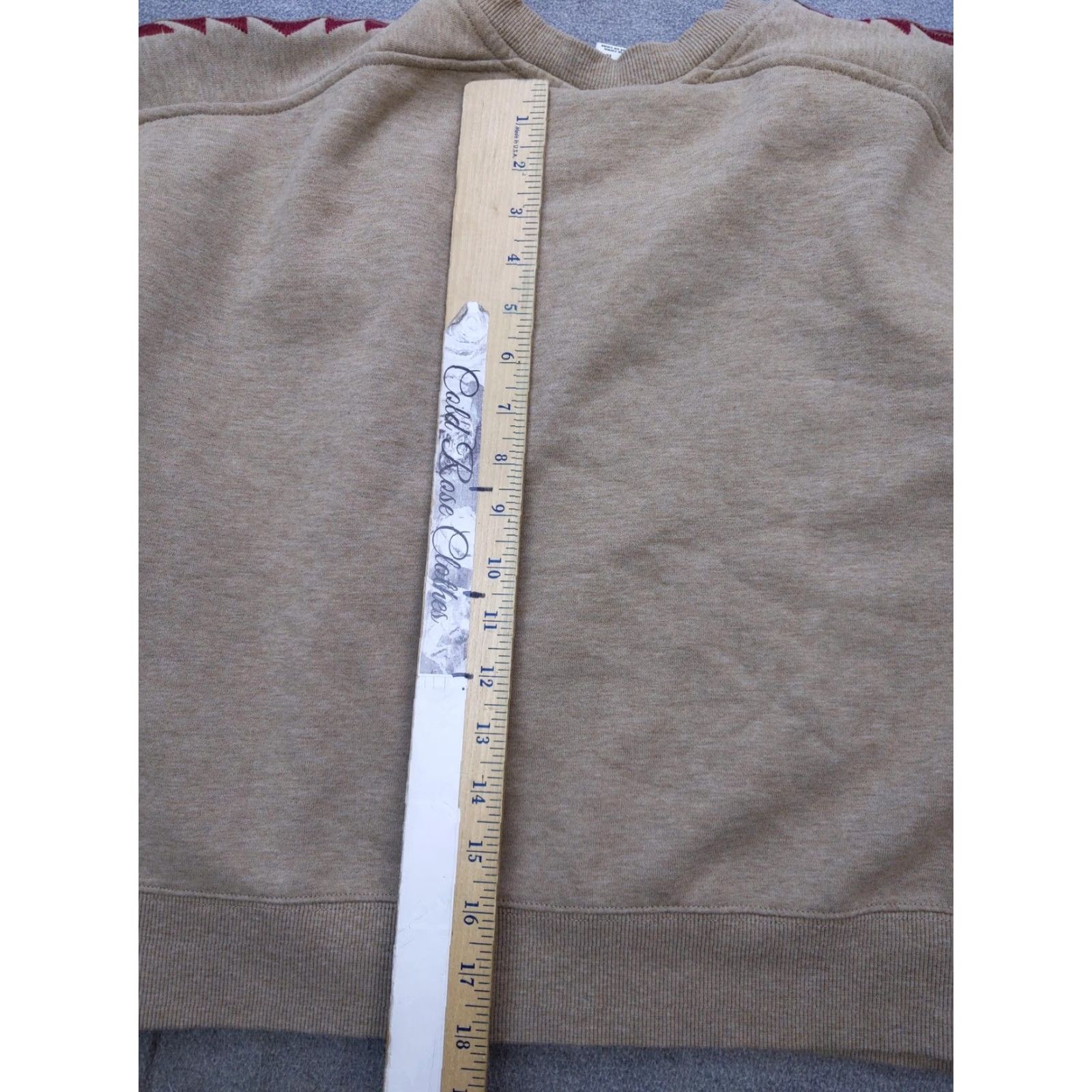 Ariat Ariat Western Sweatshirt Womens XL Beige Fleece Lined Embroidered Pullover Top Size XL / US 12-14 / IT 48-50 - 6 Thumbnail