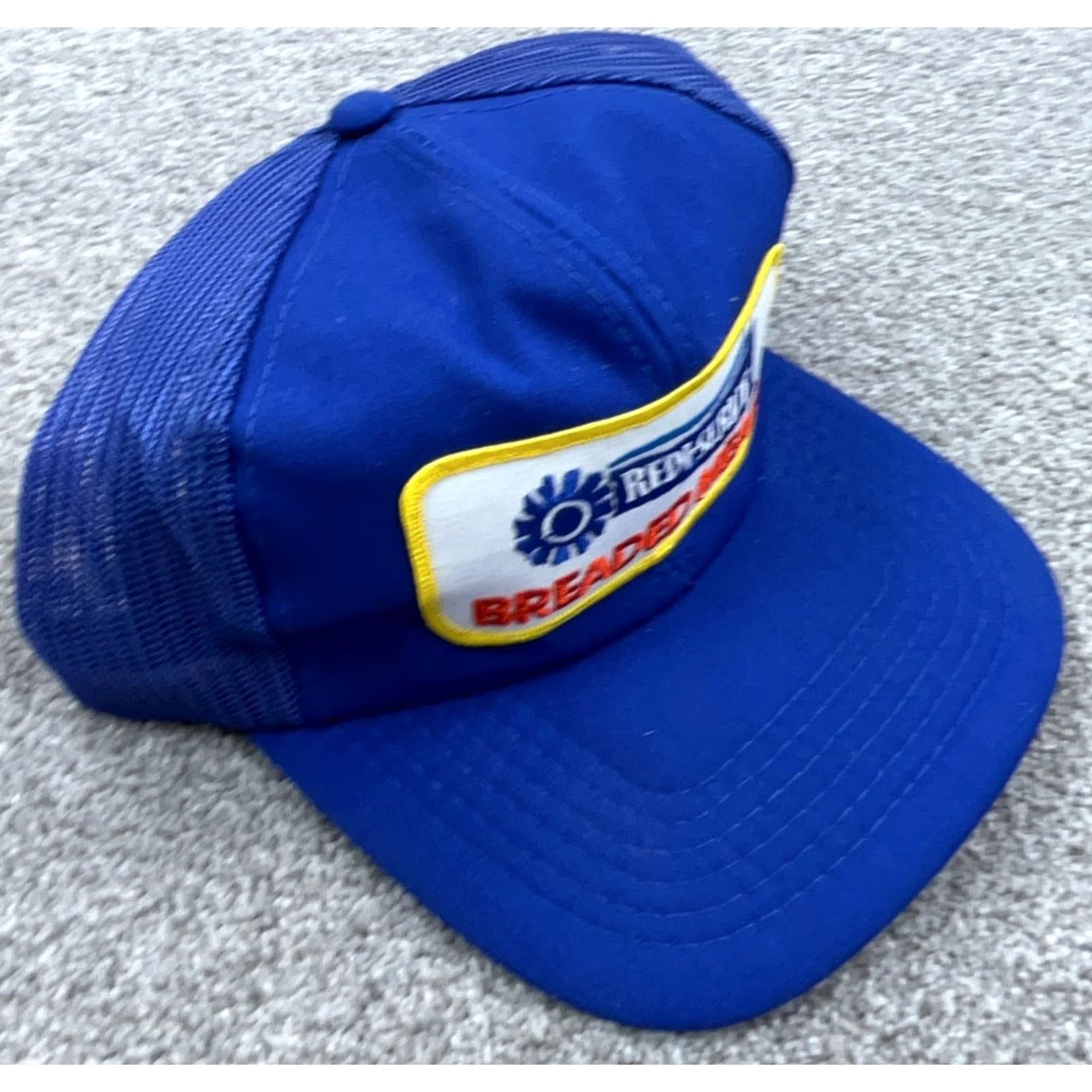 Vintage VINTAGE Trucker Hat Cap Snapback Blue Redi Serve Meats Food Patch 80s 90s Kotton Cool Men Size ONE SIZE - 4 Thumbnail