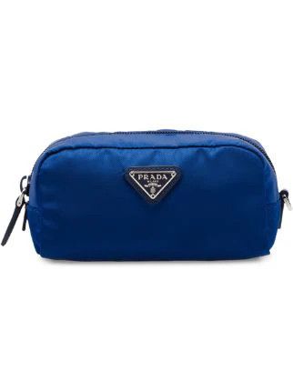 Prada o1srvl11e0624 Size: OS / Cosmetic Pouch in Blue Size ONE SIZE - 1 Thumbnail