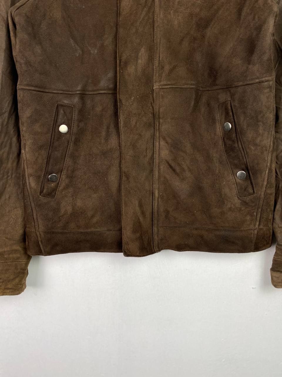 Leather vintage okiraku lamb leather jacket fur lining ideal zipper Size US S / EU 44-46 / 1 - 3 Thumbnail