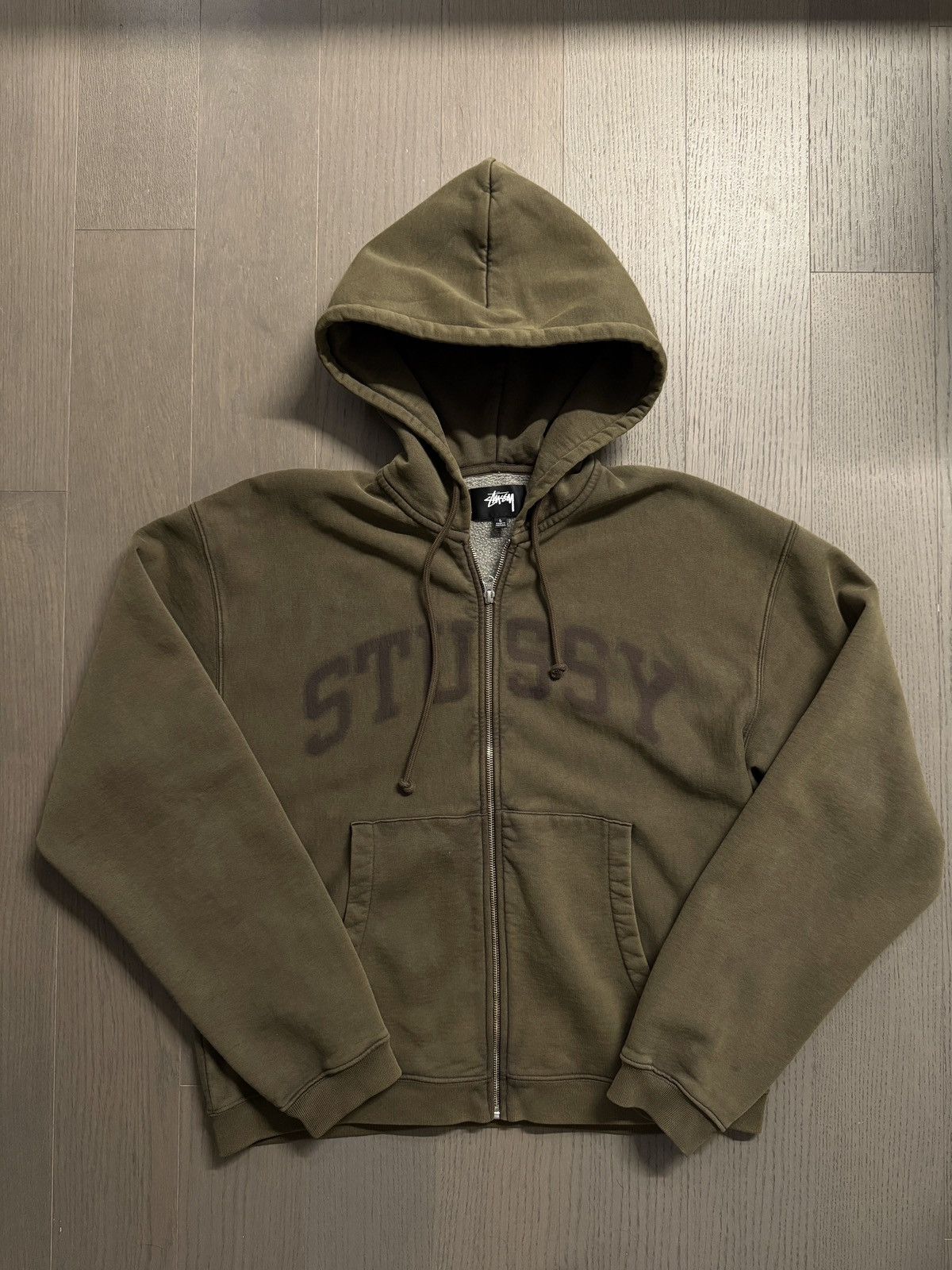 Stussy Stussy Faded Graphic Zip Hoodie | Grailed