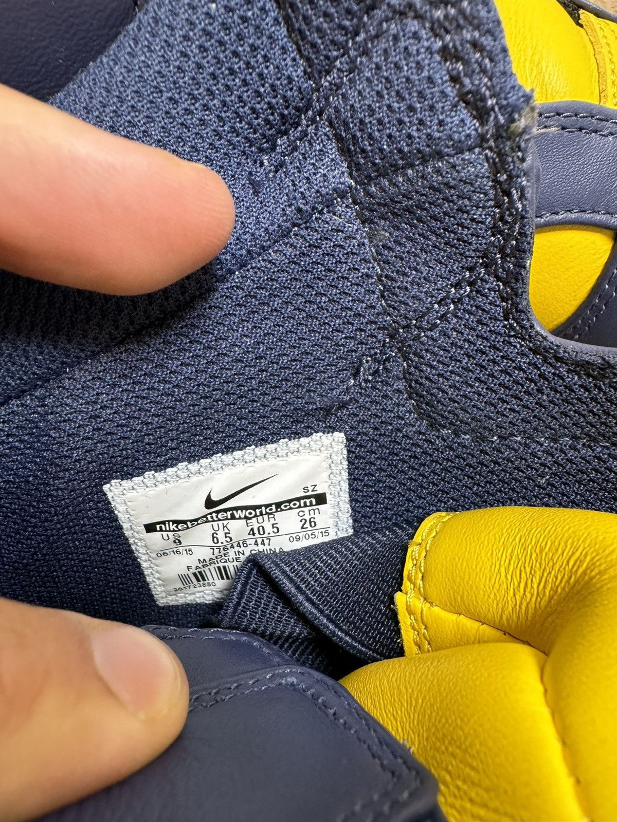 Nike Sacai x wmns NikeLab Dunk Lux Varsity Maize Navy Size 9 NEW Size US 9 / IT 39 - 8 Thumbnail