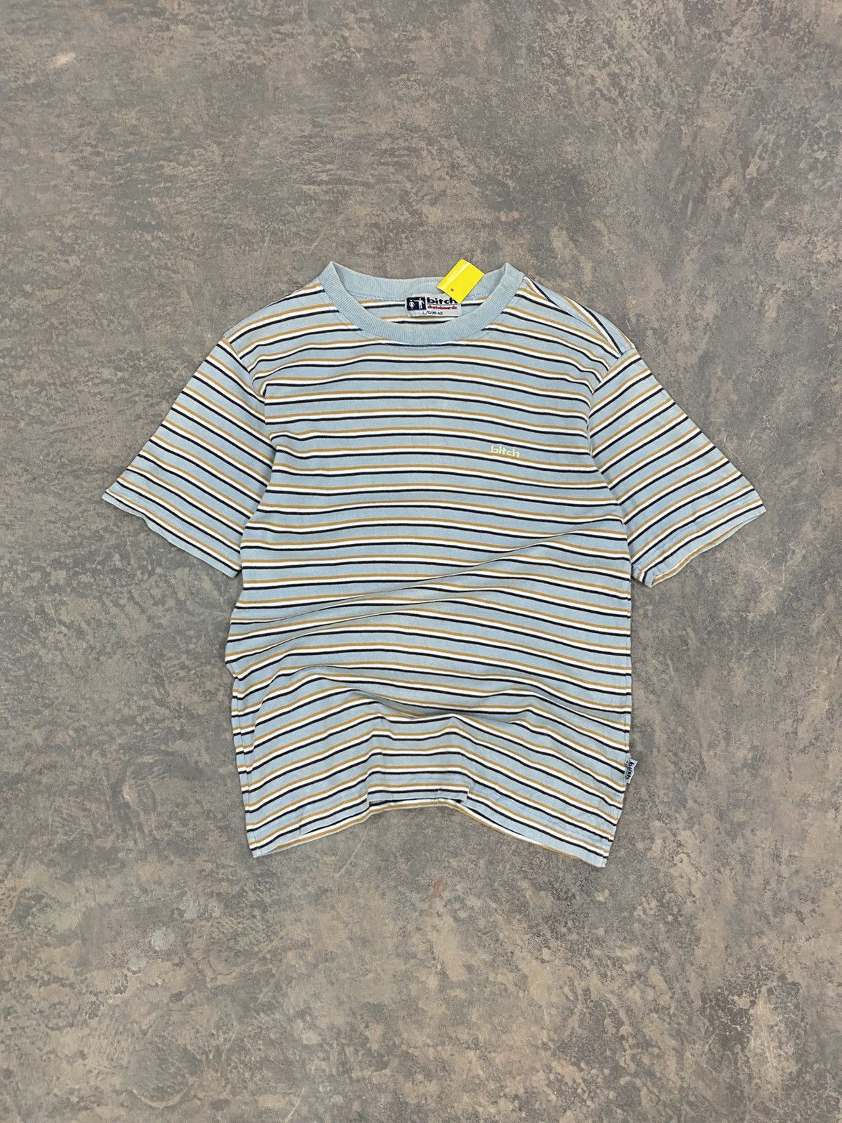Sex Skateboards VINTAGE BITCH SKATEBOARD STRIPED TEE Size US XS / EU 42 / 0 - 2 Thumbnail