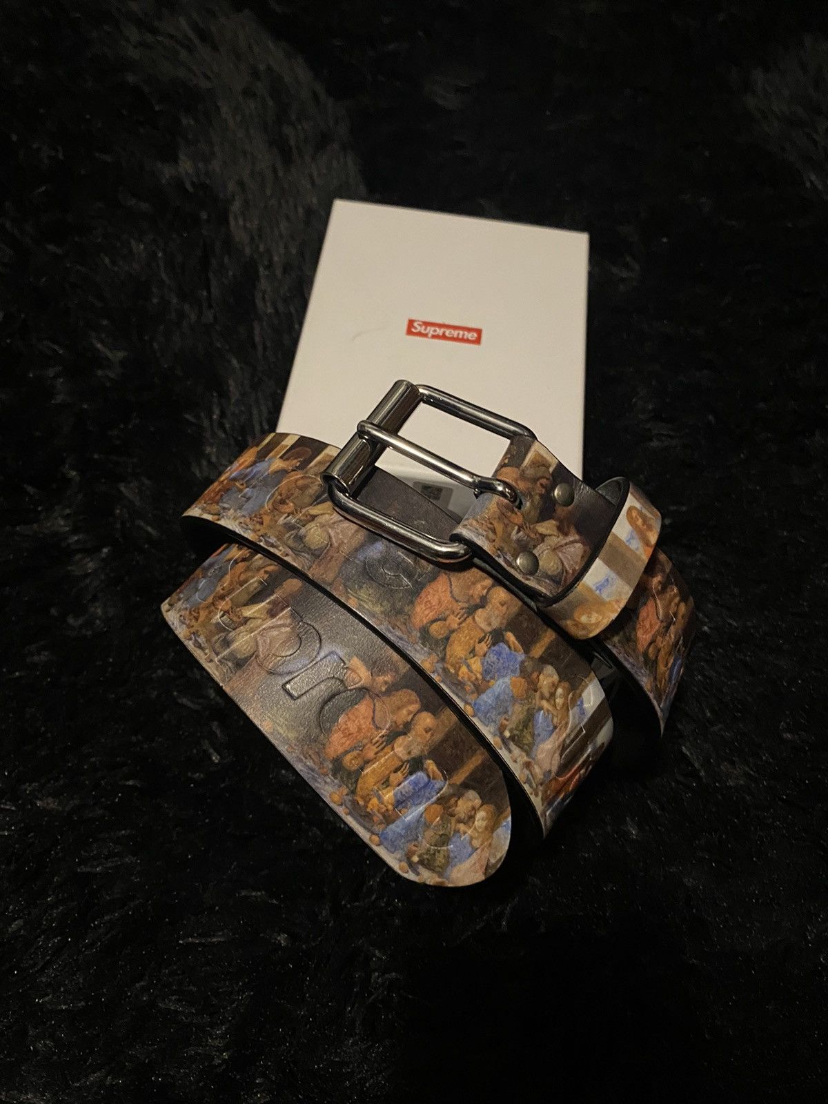 Supreme × Toy Machine Supreme Toy Machine Webbing Belt in Leopard