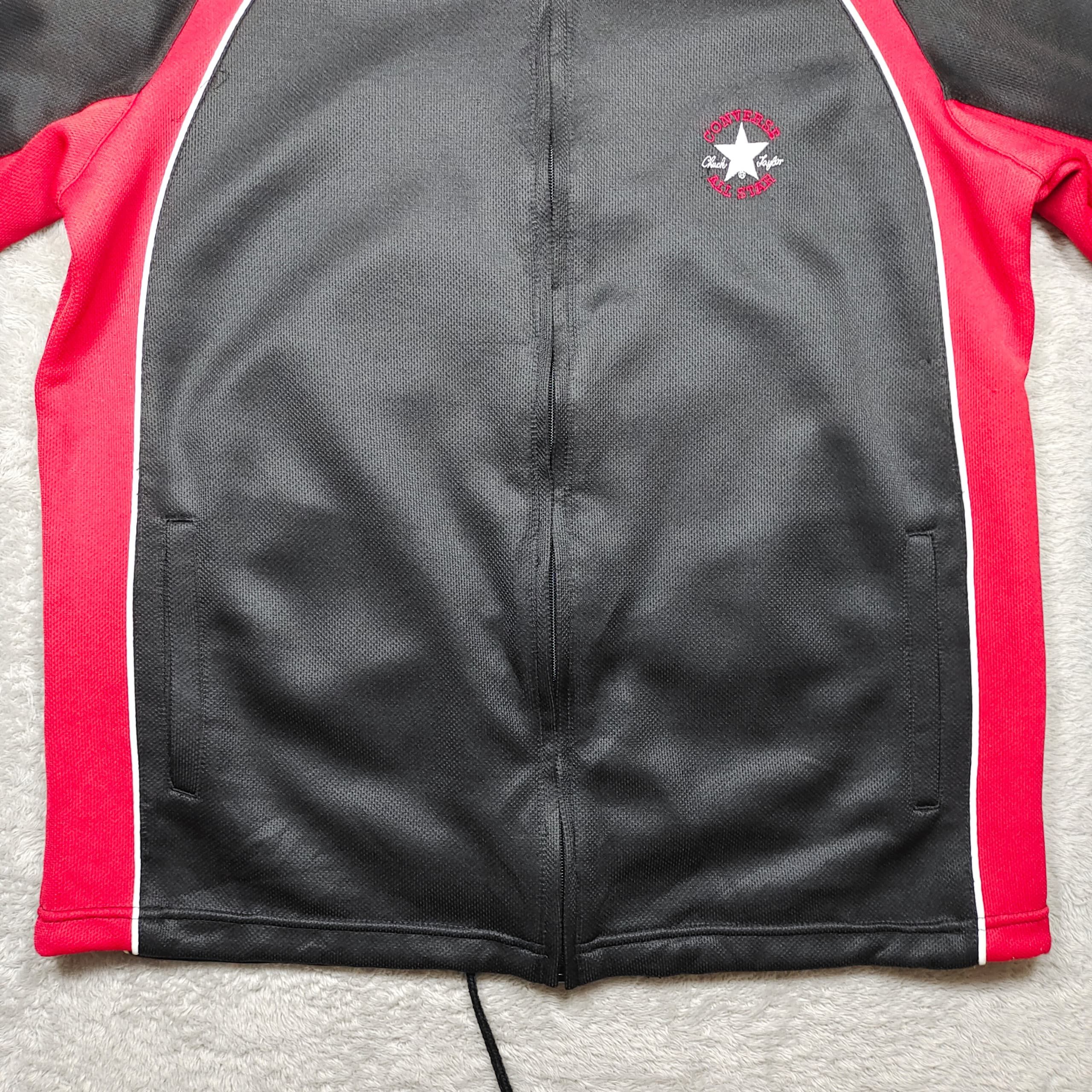 Converse Converse All Star Track Jacket, Black and Red Y2K Sportswear Size US M / EU 48-50 / 2 - 4 Thumbnail