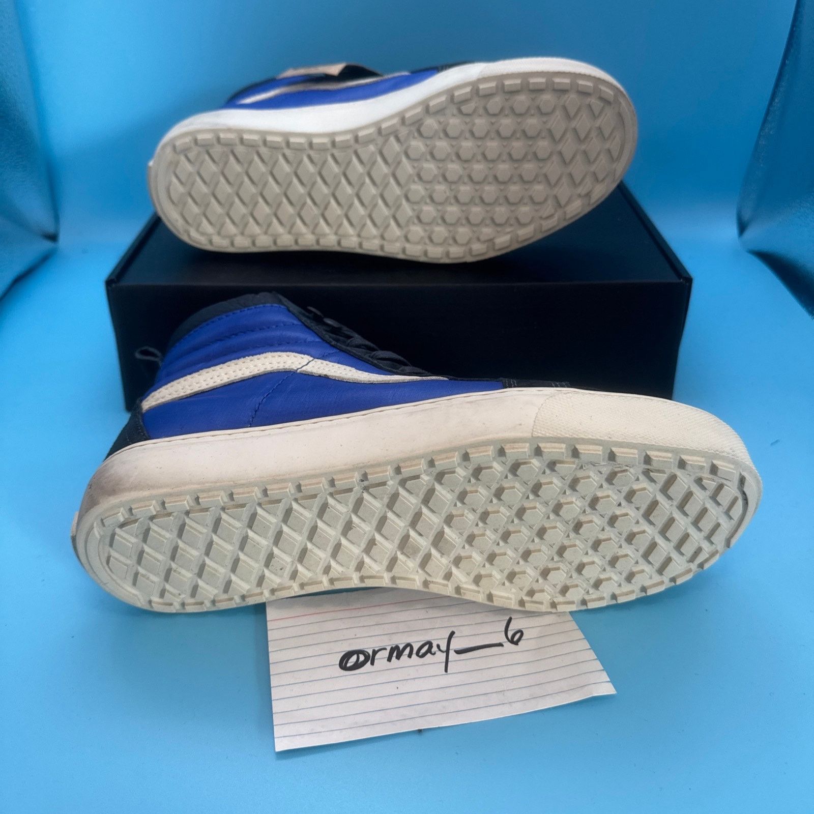 The North Face × Vans Vans Vault x The North Face Sk8-Hi MTE LX Blue Graphite m8 Size US 8 / EU 41 - 7 Thumbnail