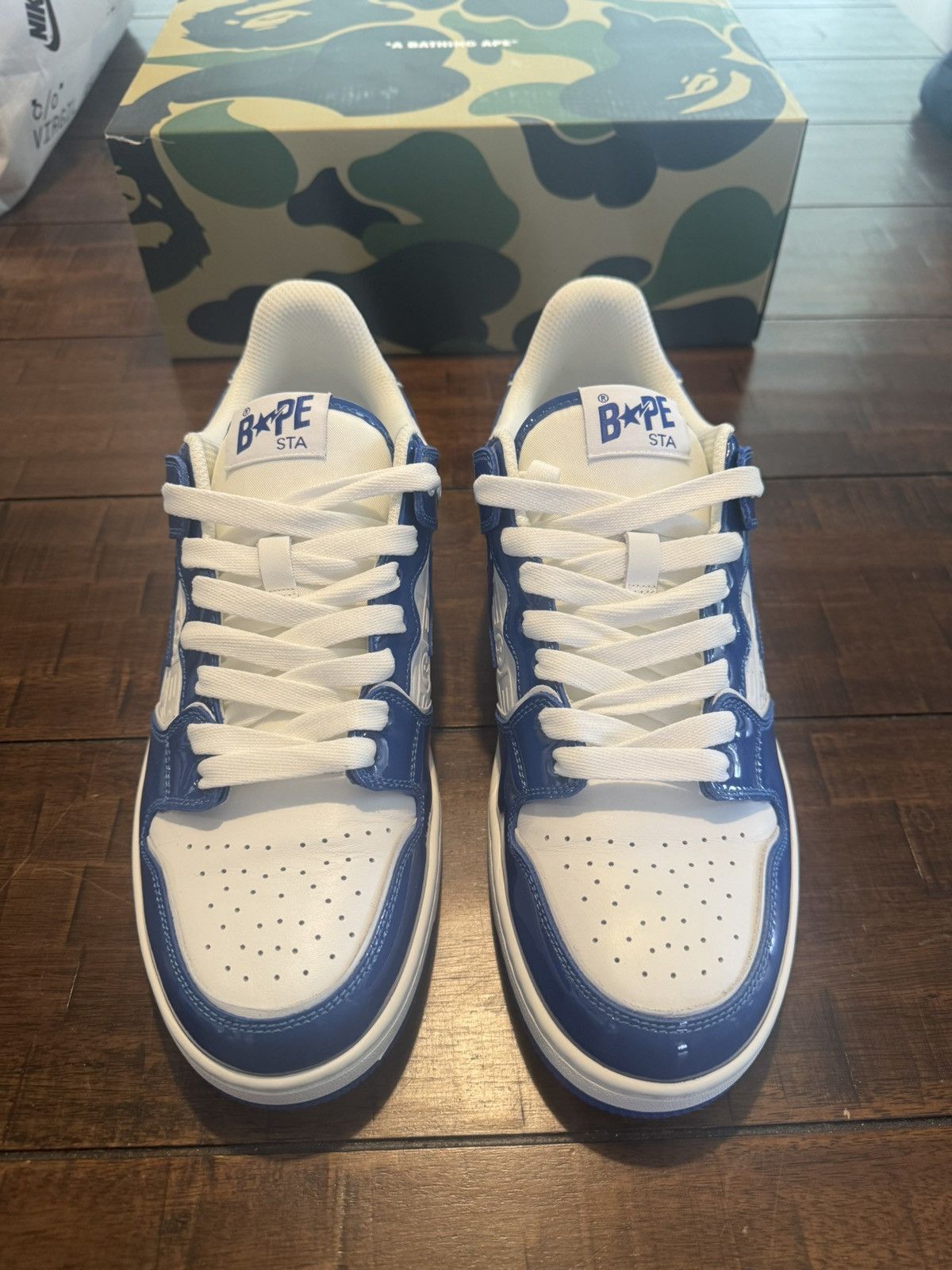 Bape BAPE Sk8 Sta #5 Luxury Sport Monogram Royal Blue Size 12 Size US 12 / EU 45 - 3 Thumbnail