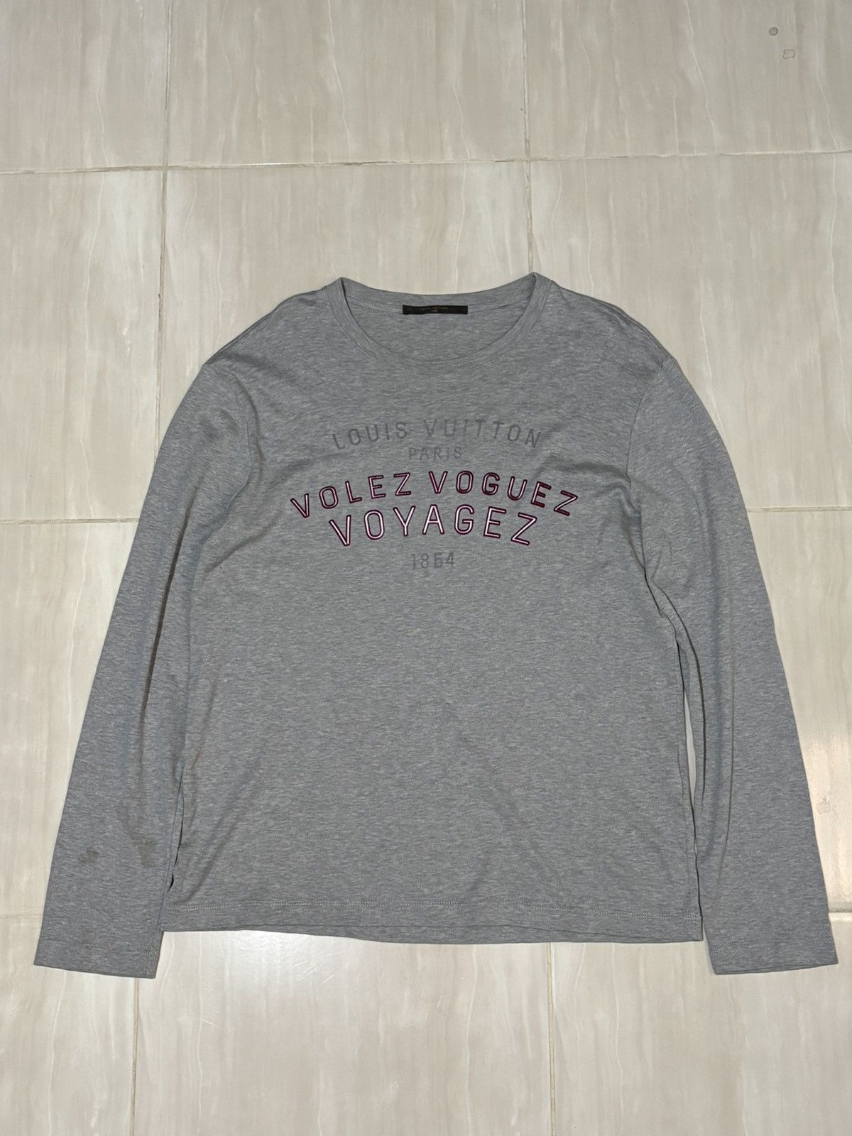 Louis Vuitton LOUIS VUITTON MOTIF VOLEZ VOGUEZ VOYAGEZ LONG SLEEVE SHIRT Size US M / EU 48-50 / 2 - 1 Thumbnail