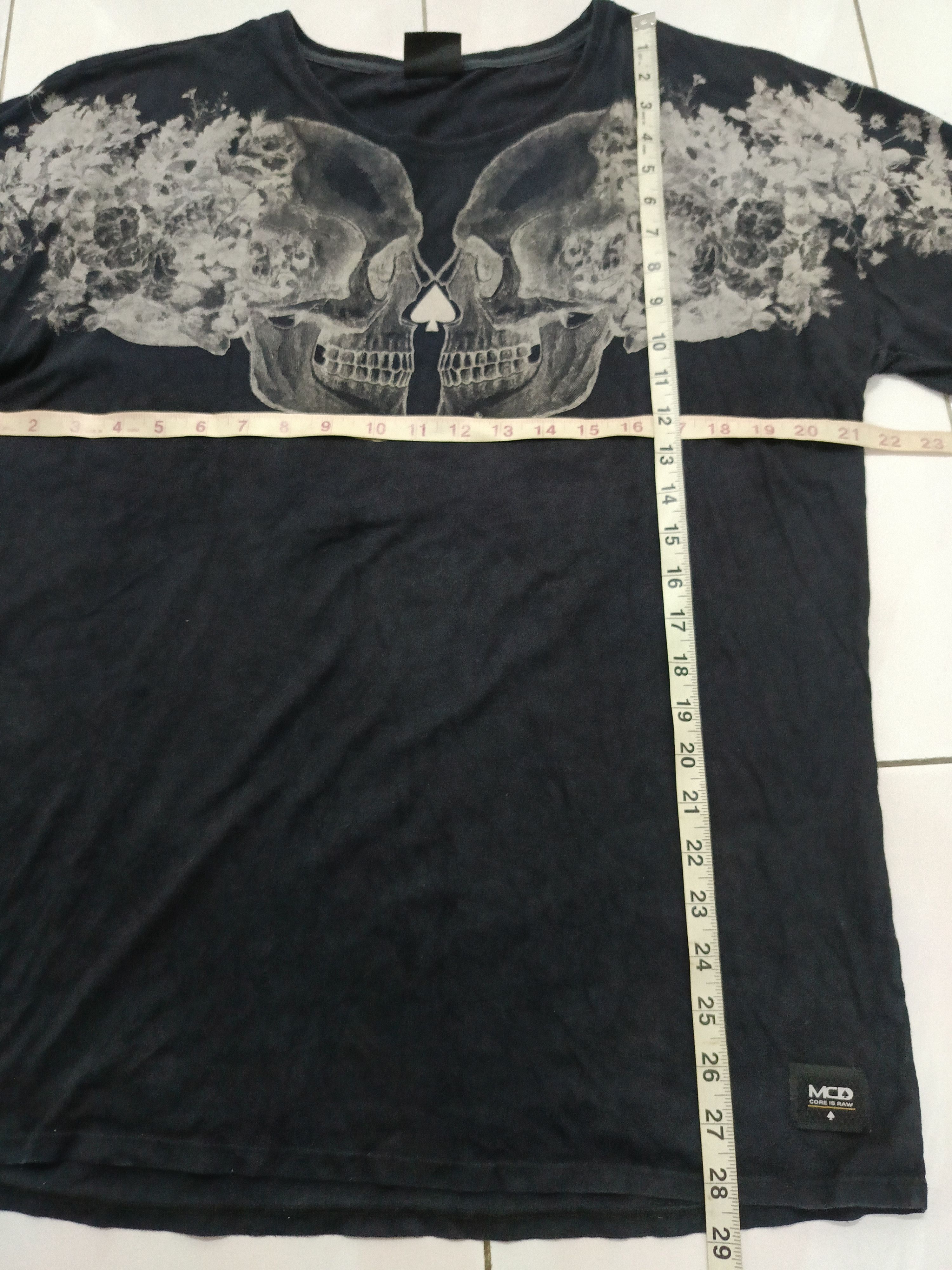 Japanese Brand Metal Core Division Skull tee Size US M / EU 48-50 / 2 - 6 Thumbnail