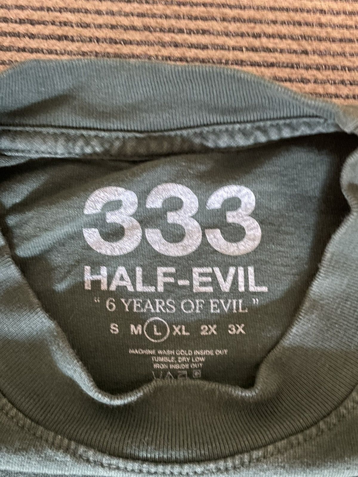 Half Evil Half Evil green t-shirt Size US L / EU 52-54 / 3 - 3 Thumbnail