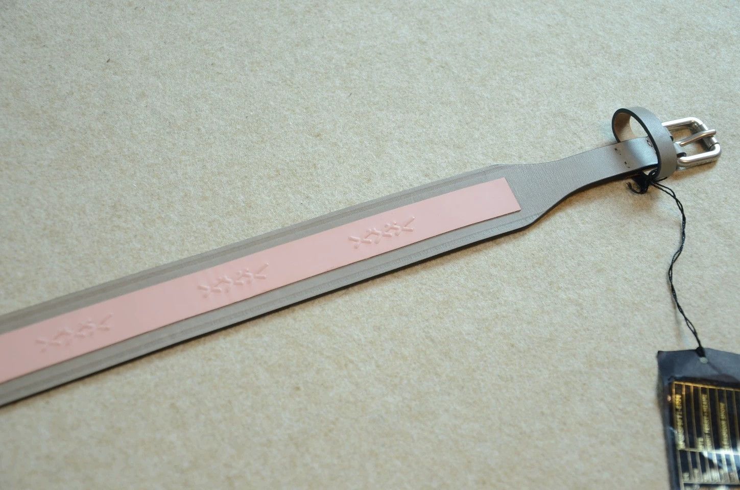 Ermenegildo Zegna Zegna XXX Double Layer Belt 90cm Gray Pink Army Red Yellow Size ONE SIZE - 2 Thumbnail
