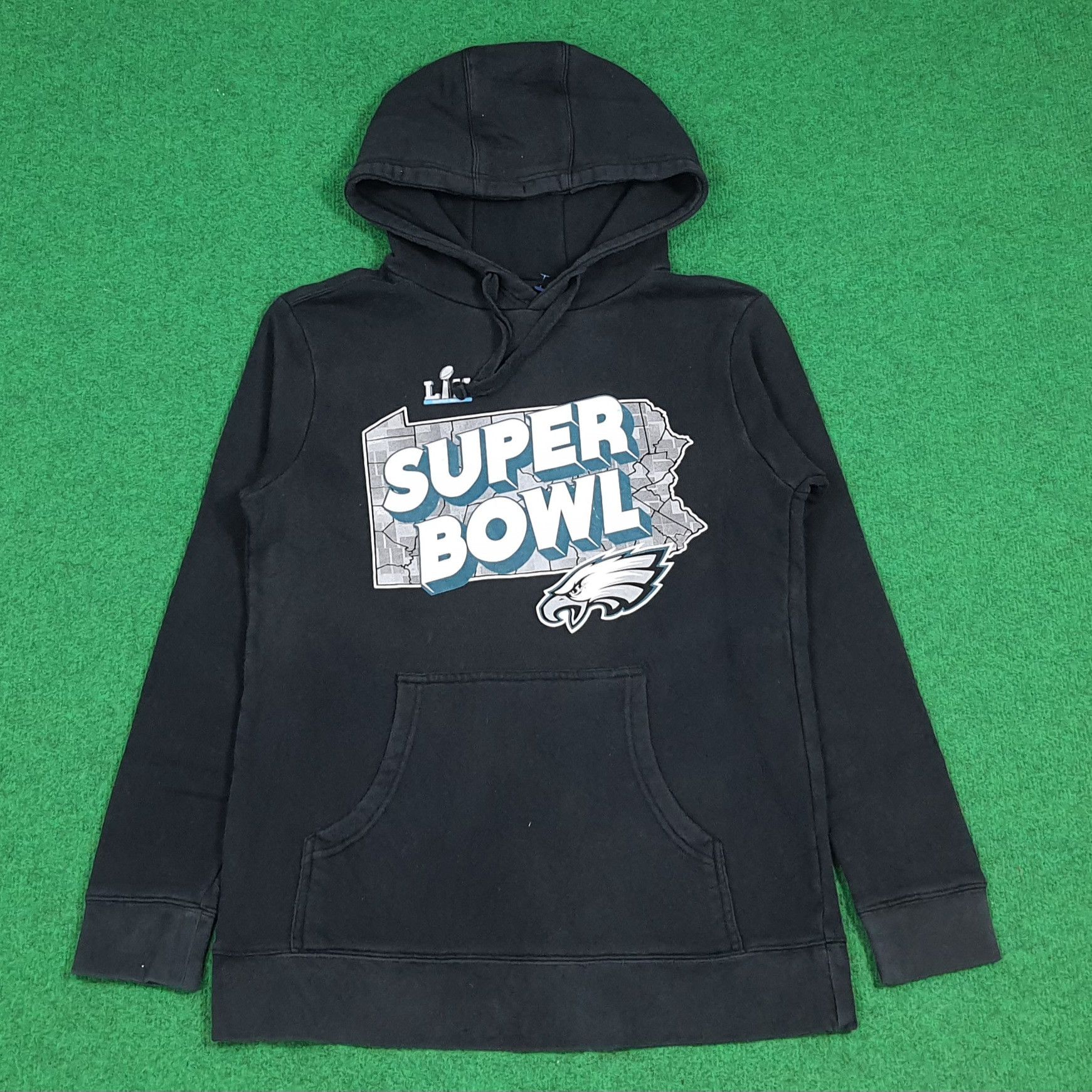 Pro Line Vintage NFL Philadelphia Eagles Super Bowl Hoodie C284N16 Size US S / EU 44-46 / 1 - 1 Thumbnail