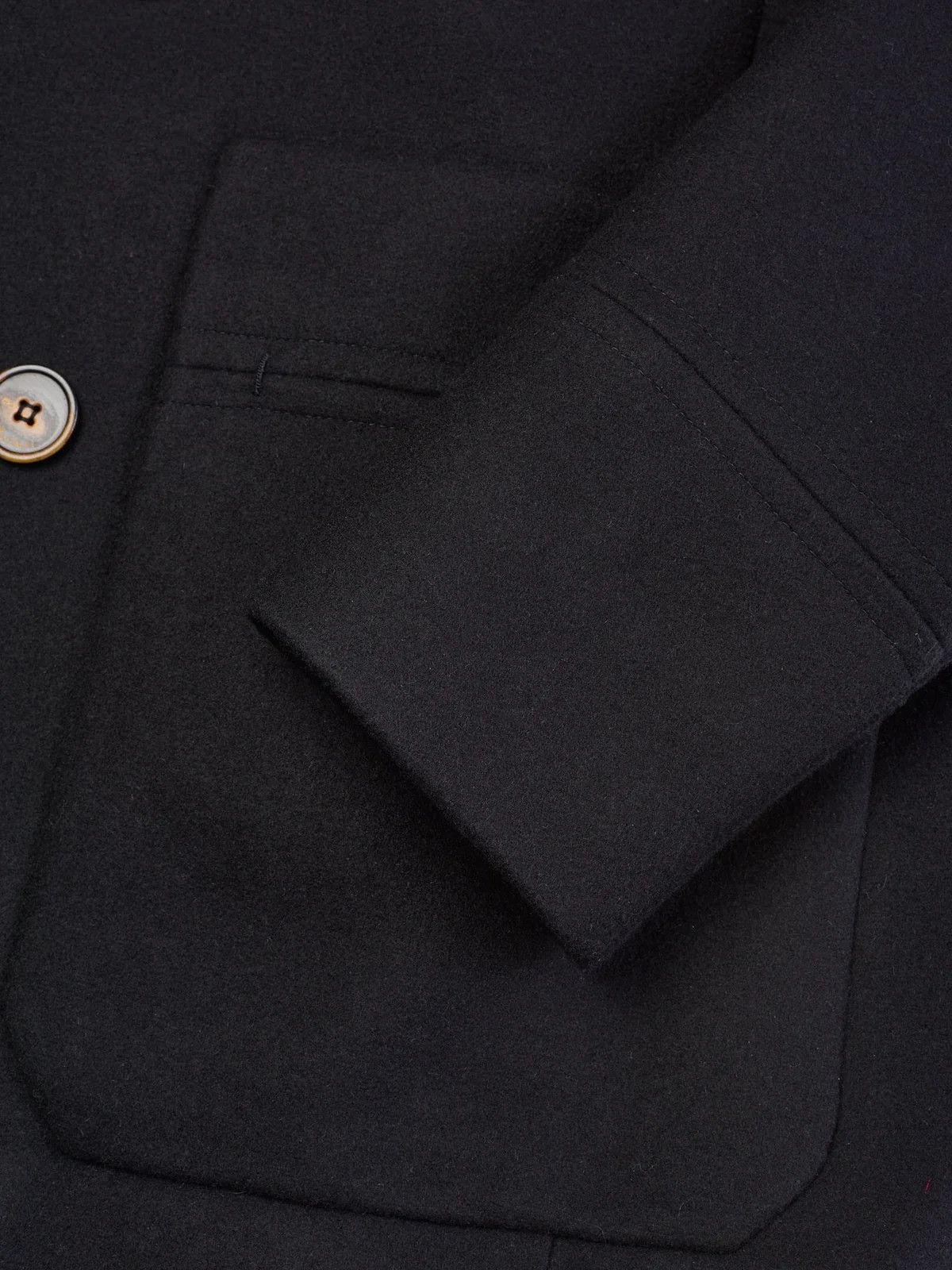 Berluti BERLUTI Paris Black Wool Double Breasted PeaCoat Navy Coat Size US M / EU 48-50 / 2 - 8 Thumbnail