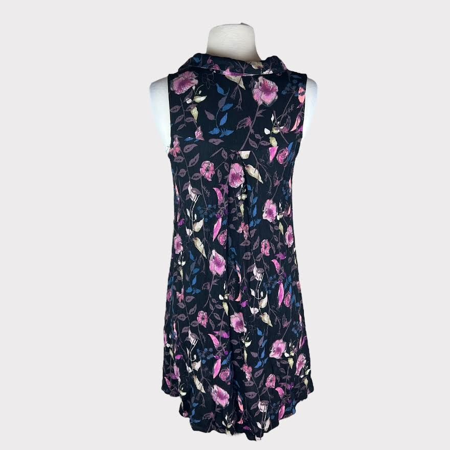 Mossimo Mossimo Supply Co. | Floral Collared Dress | Small Size S / US 4 / IT 40 - 3 Thumbnail