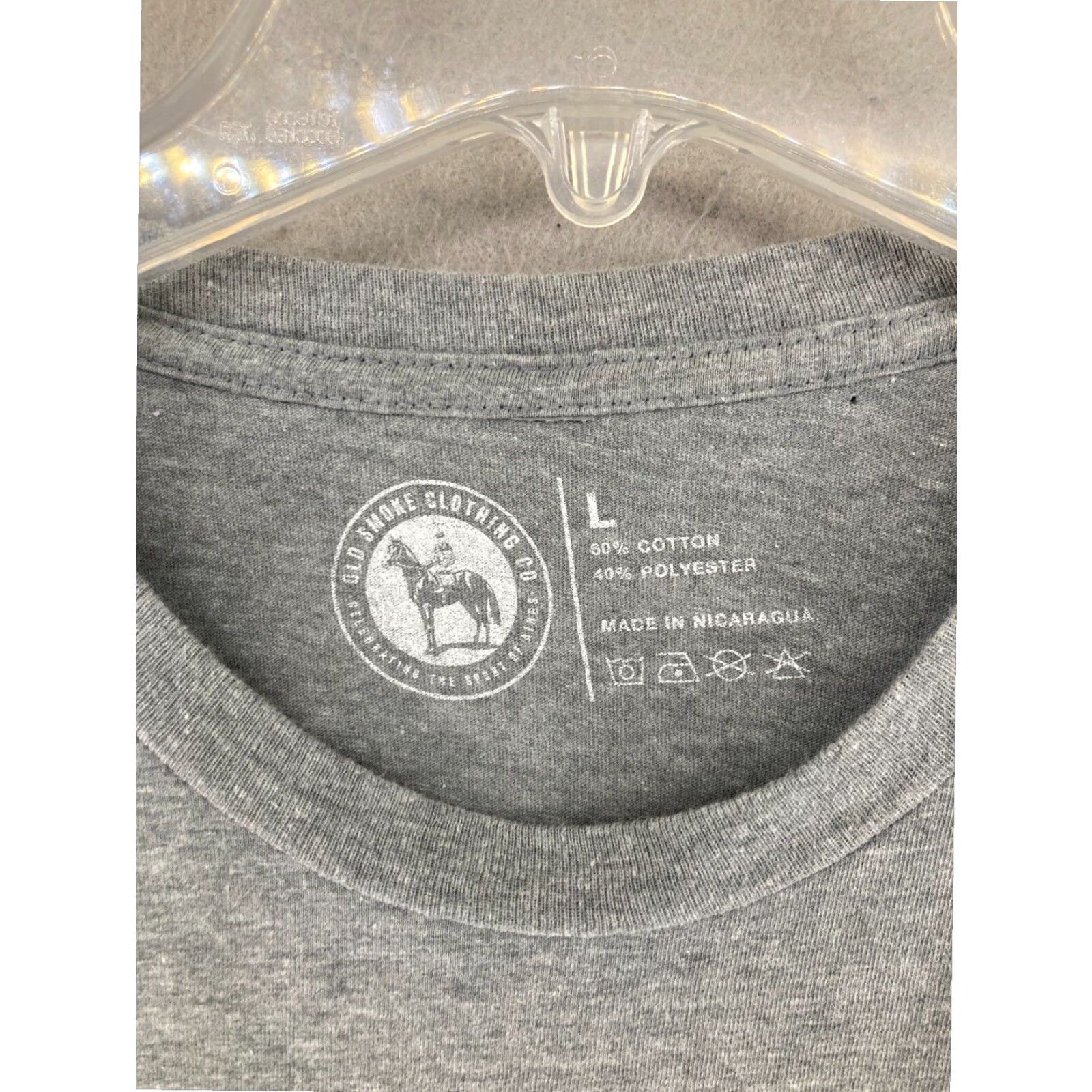 CO Riders Up Mens T Shirt Large Gray Equestrian Racing Size US L / EU 52-54 / 3 - 5 Thumbnail