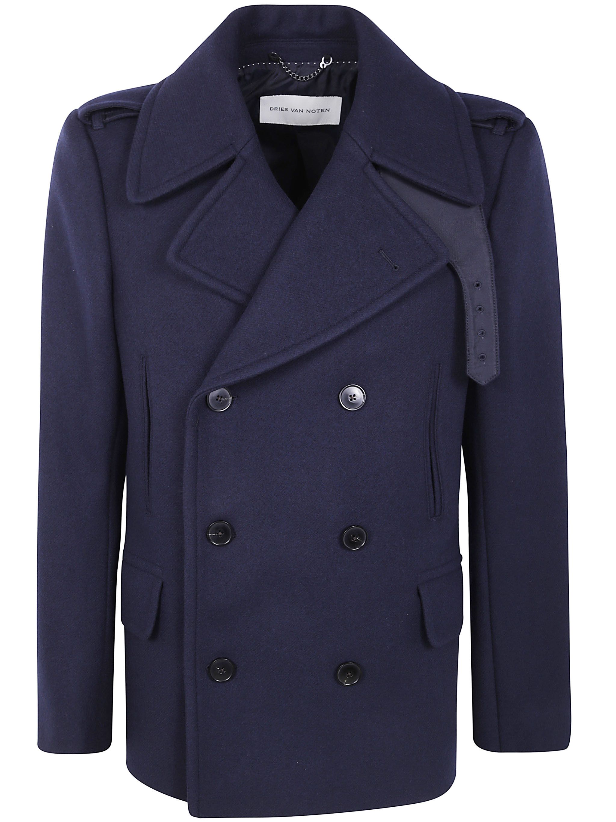Dries Van Noten "RAFAELL" CLASSIC PEACOAT Size US S / EU 44-46 / 1 - 1 Thumbnail