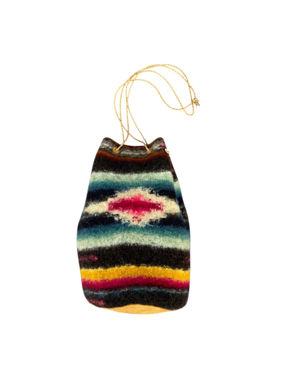45rpm 45rpm Native Wool Drawstring Bucket Bag Size ONE SIZE - 1 Thumbnail