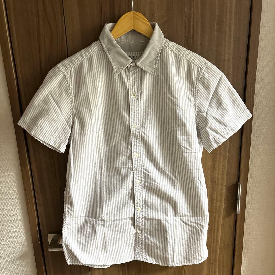 Professor.E EDIFICE Japan Oxford Stripe Shirt Size US M / EU 48-50 / 2 - 1 Thumbnail