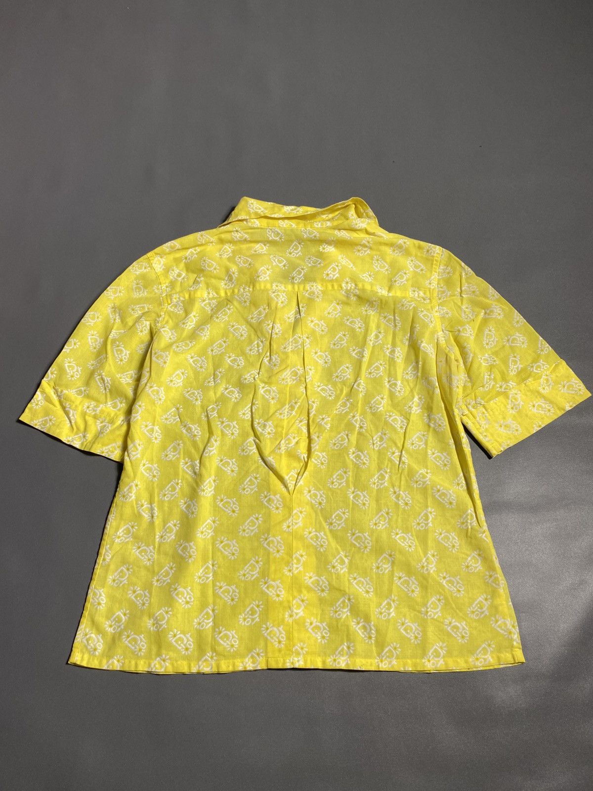 Christian Dior Monsieur Christian Dior Full Print Button Up Shirt Size L / US 10 / IT 46 - 3 Thumbnail