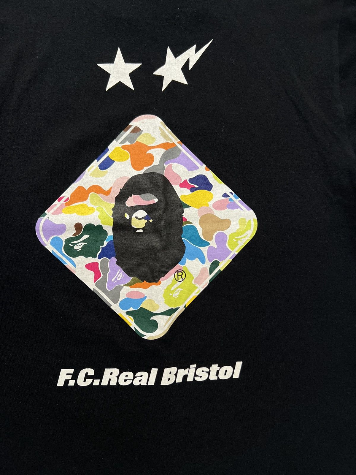 Bape × F.C.R.B A BATHING APE FC BRISTOL BAPE TEE RARE Size US L / EU 52-54 / 3 - 4 Thumbnail