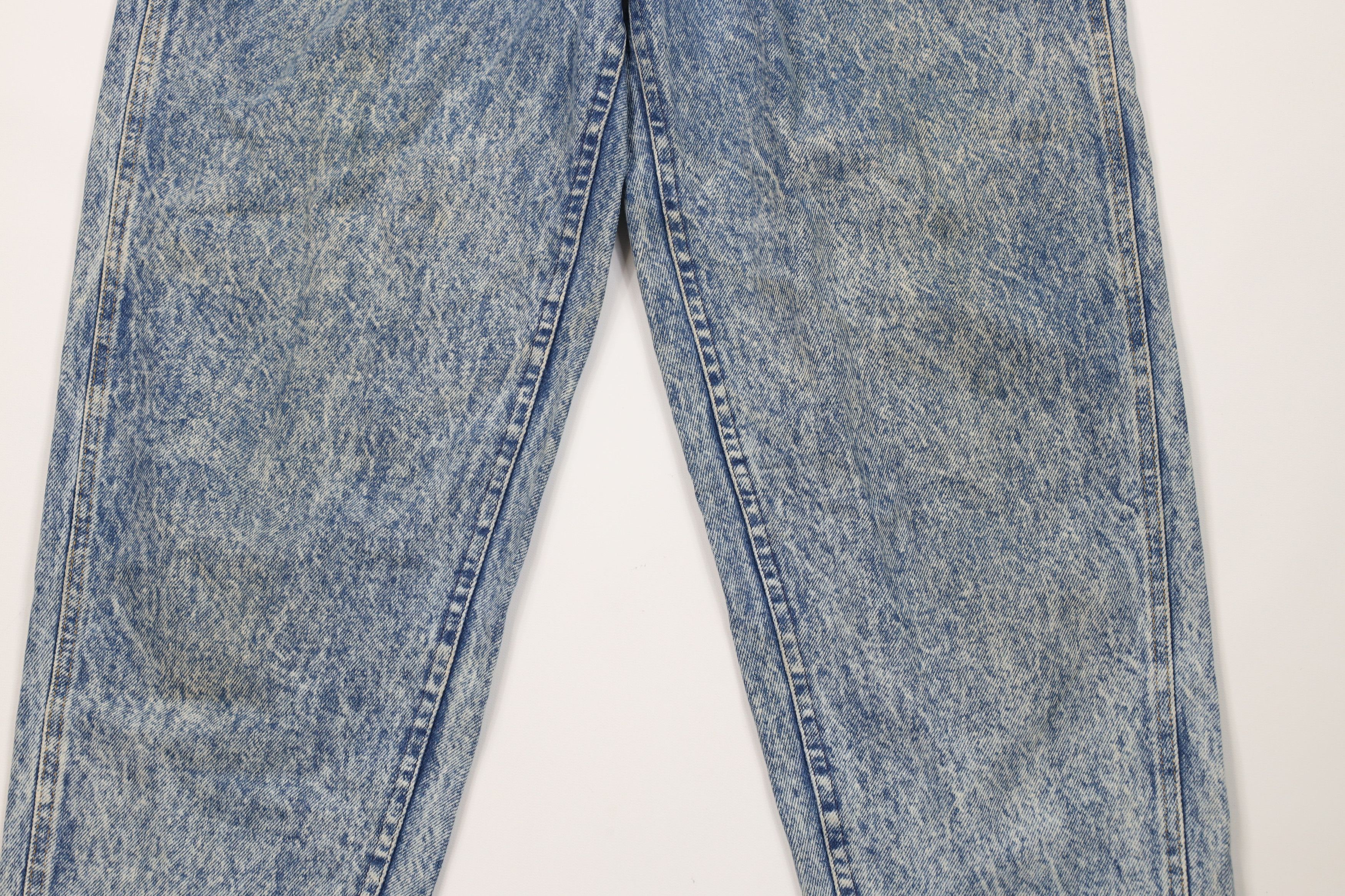 Lee Vintage 80s 90s Lee Skyriders Wash Tapered Leg Jeans USA Size 32" / US 10 / IT 46 - 3 Thumbnail