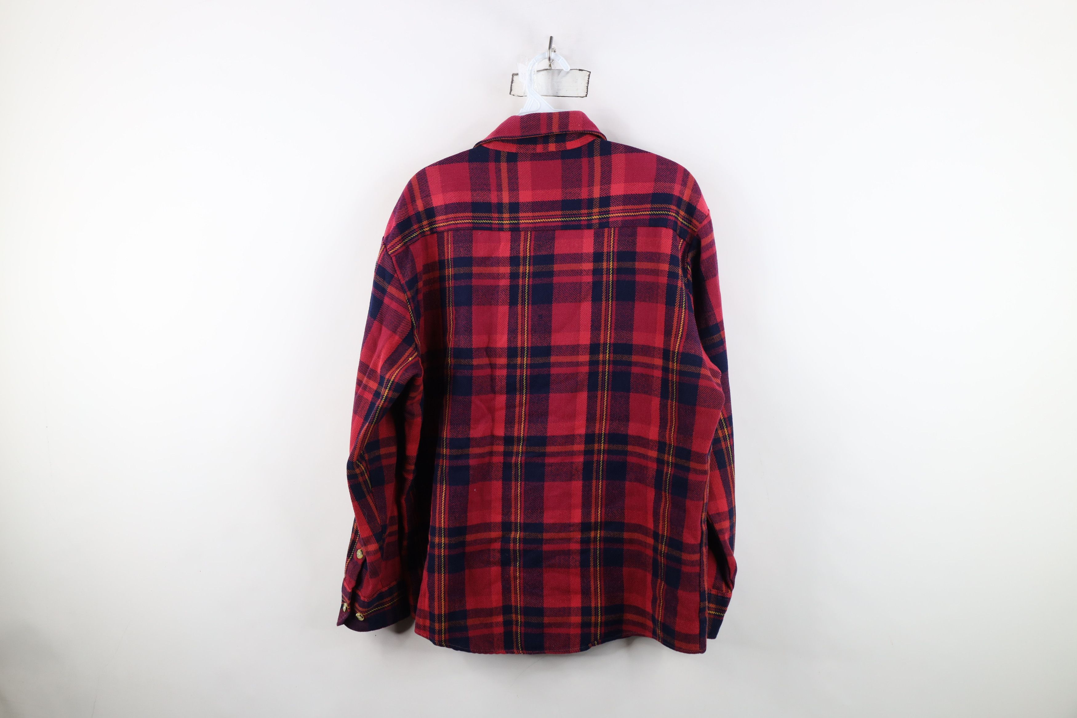 Vintage Vintage 70s Streetwear Knit Double Pocket Button Shirt Size US L / EU 52-54 / 3 - 14 Thumbnail