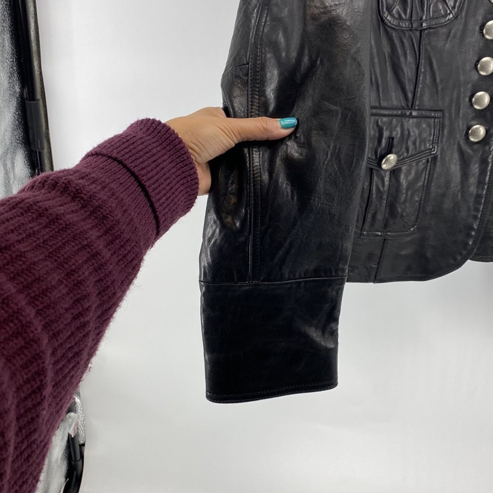 Nine West Nine West vintage Y2K 90s soft black leather jacket size l Size L / US 10 / IT 46 - 9 Thumbnail