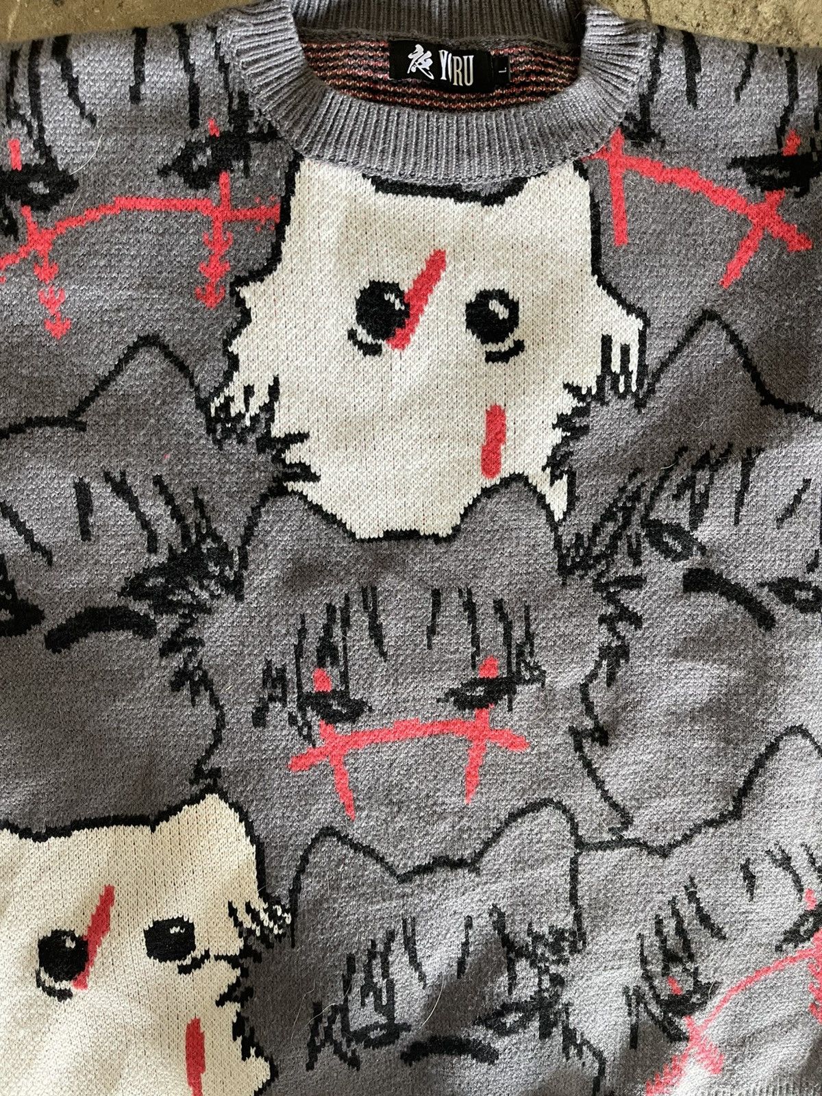 Other YORU CATOSUGU KNIT SWEATSHIRT Size US L / EU 52-54 / 3 - 3 Thumbnail