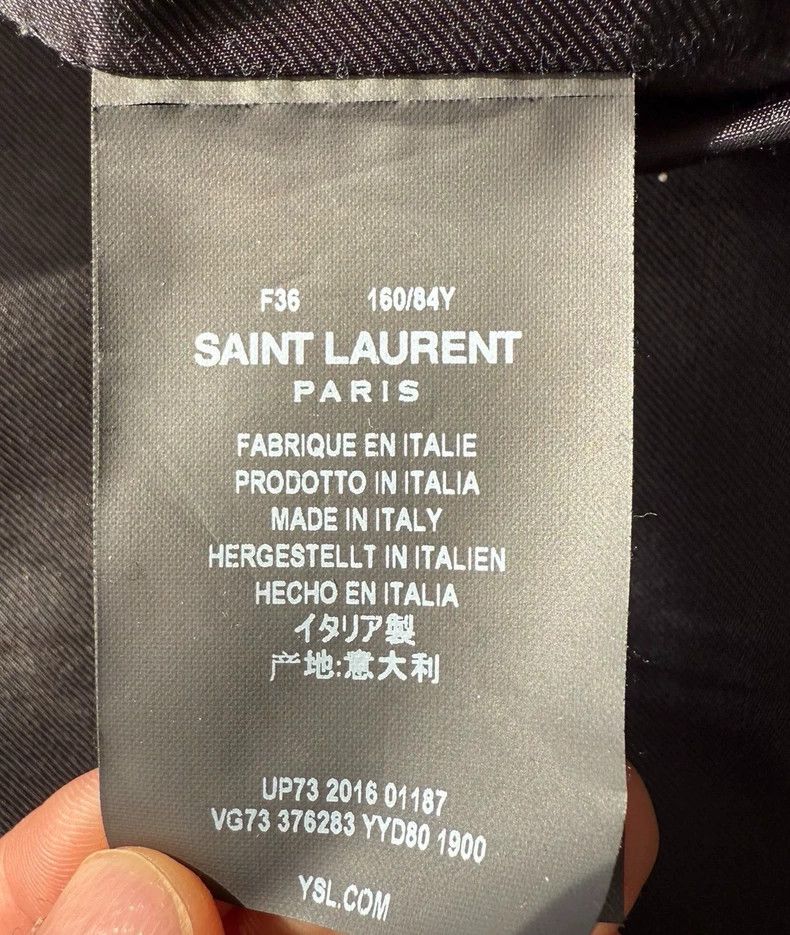 Saint Laurent Paris saint Laurent parisTeddy jacket 2503-Nextarrow Size XS / US 0-2 / IT 36-38 - 4 Thumbnail