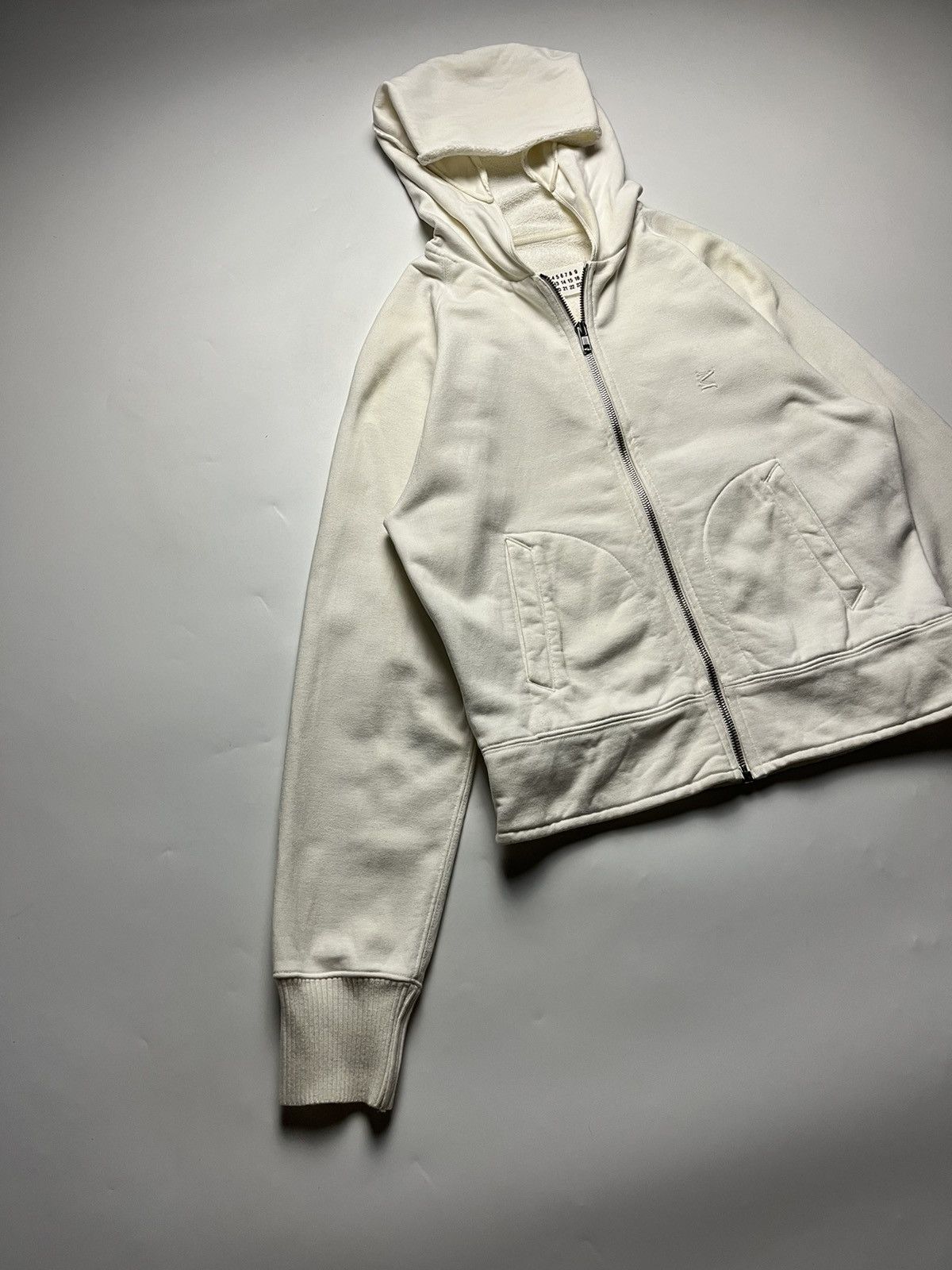 Maison Margiela Maison Margiela SS21 Cropped Zip-Up Hoodie Size S / US 4 / IT 40 - 10 Thumbnail