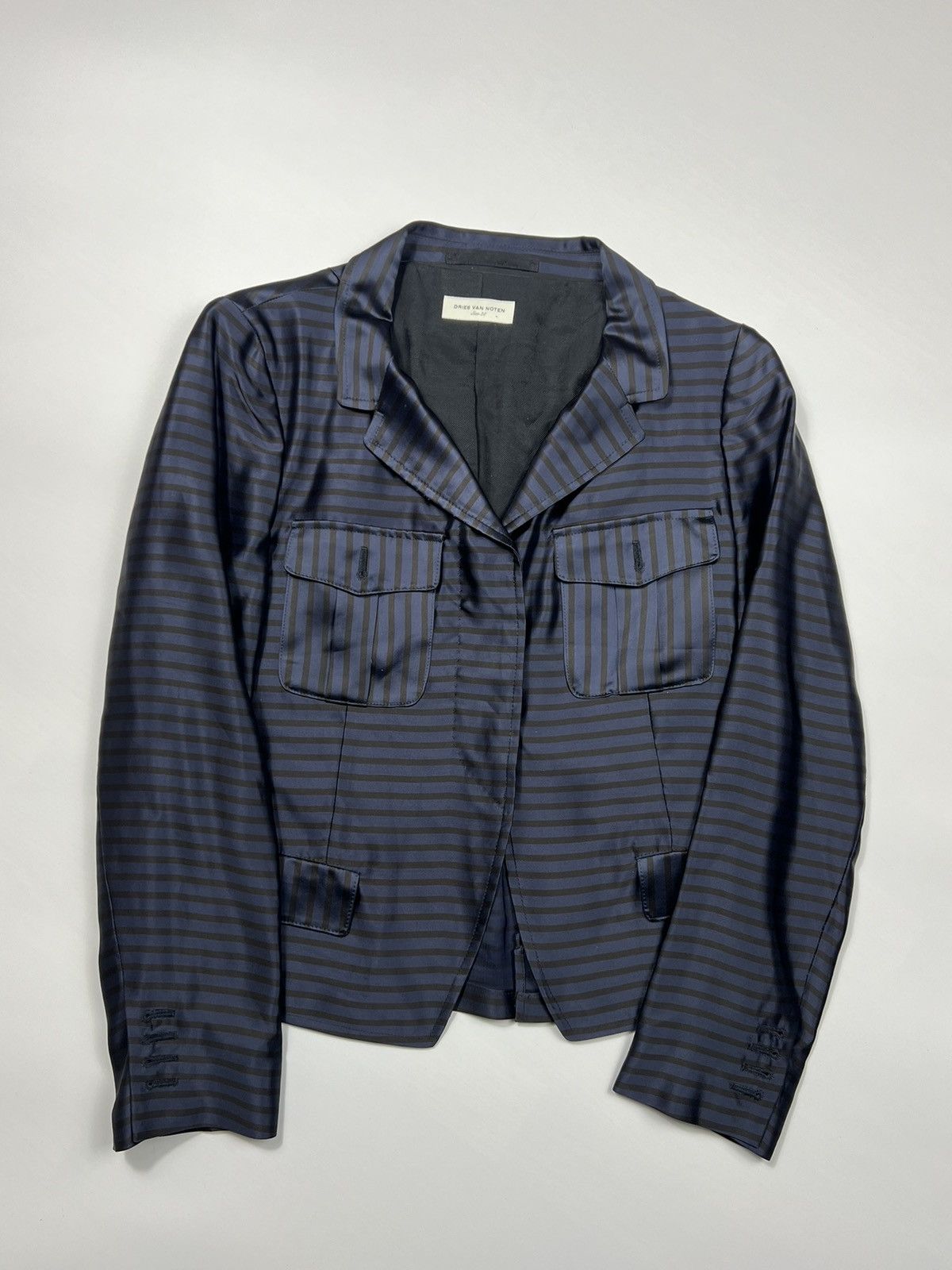 Dries Van Noten Dries Van Noten Striped Blazer Size S Size XS / US 0-2 / IT 36-38 - 1 Thumbnail