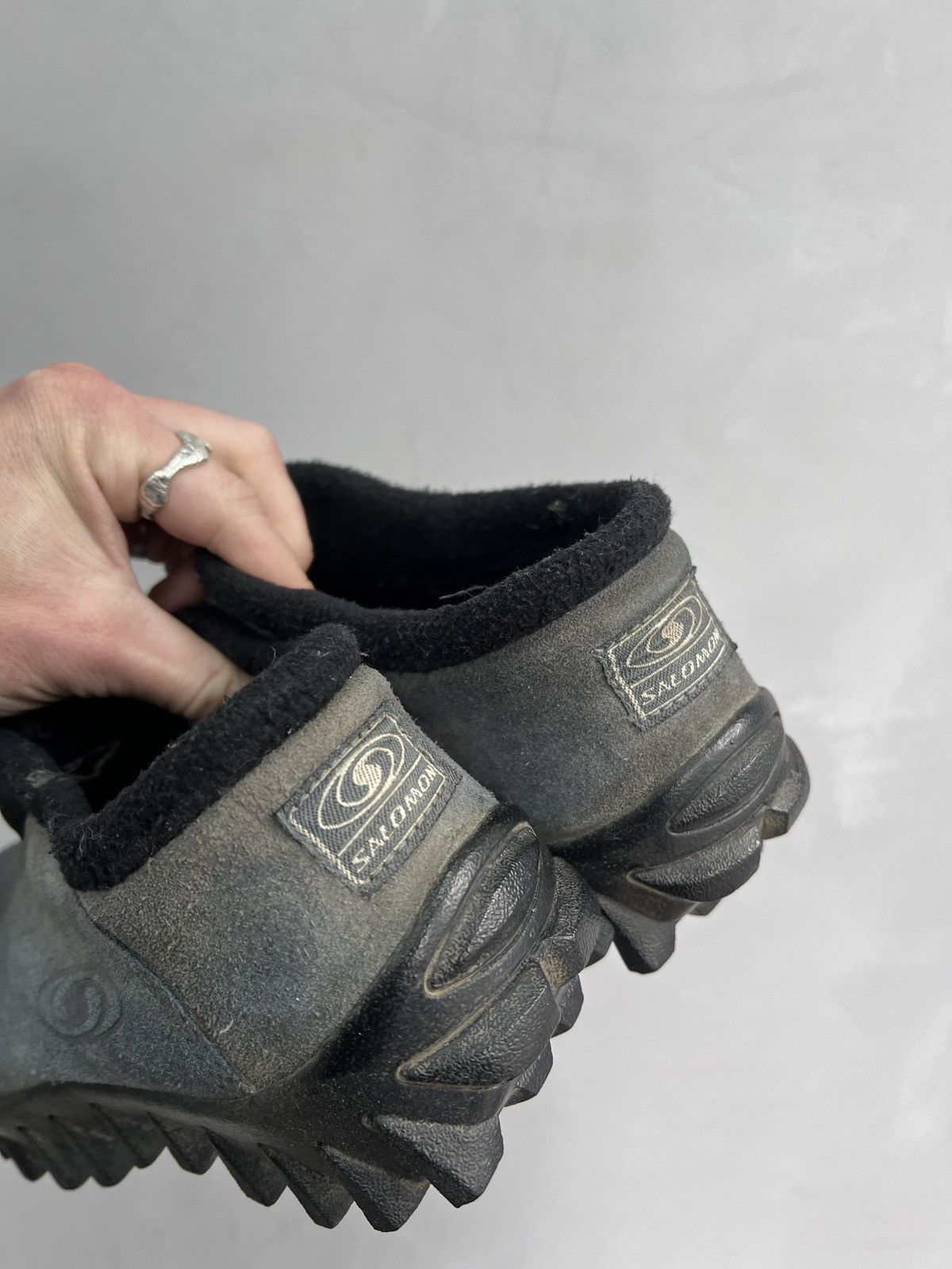 Salomon × Vintage 90s Vintage Salomon Shoes Snow Clogs Rubber Sole Mule Size US 7.5 / EU 40-41 - 4 Thumbnail