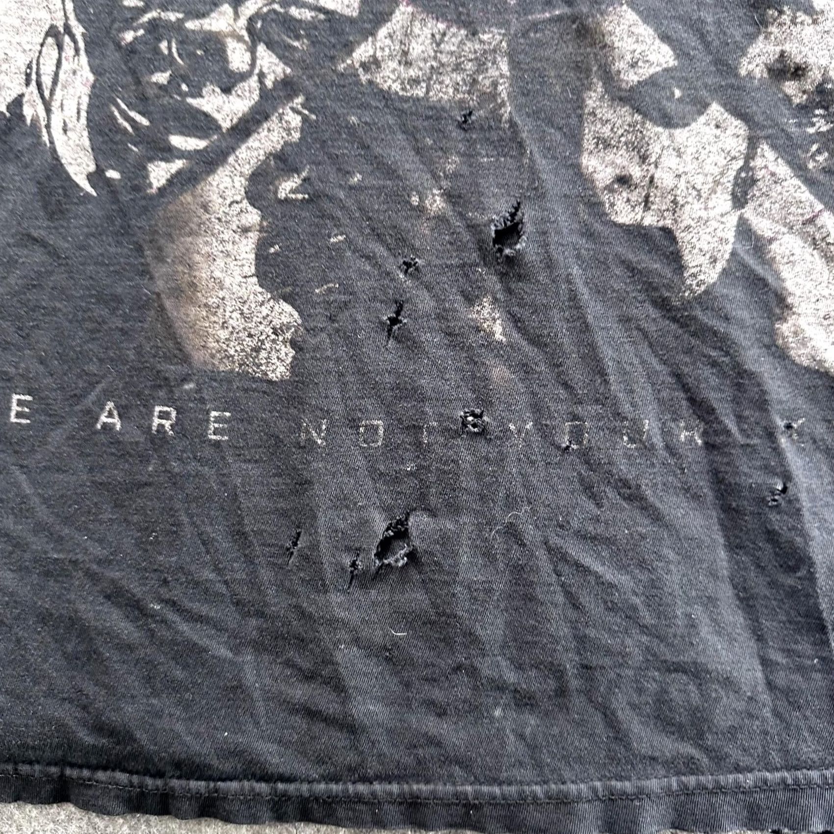 Area VINTAGE Slipknot Shirt Mens 2XL Black Graphic Tee We Are Not Your Kind Distressed Size US XXL / EU 58 / 5 - 3 Thumbnail