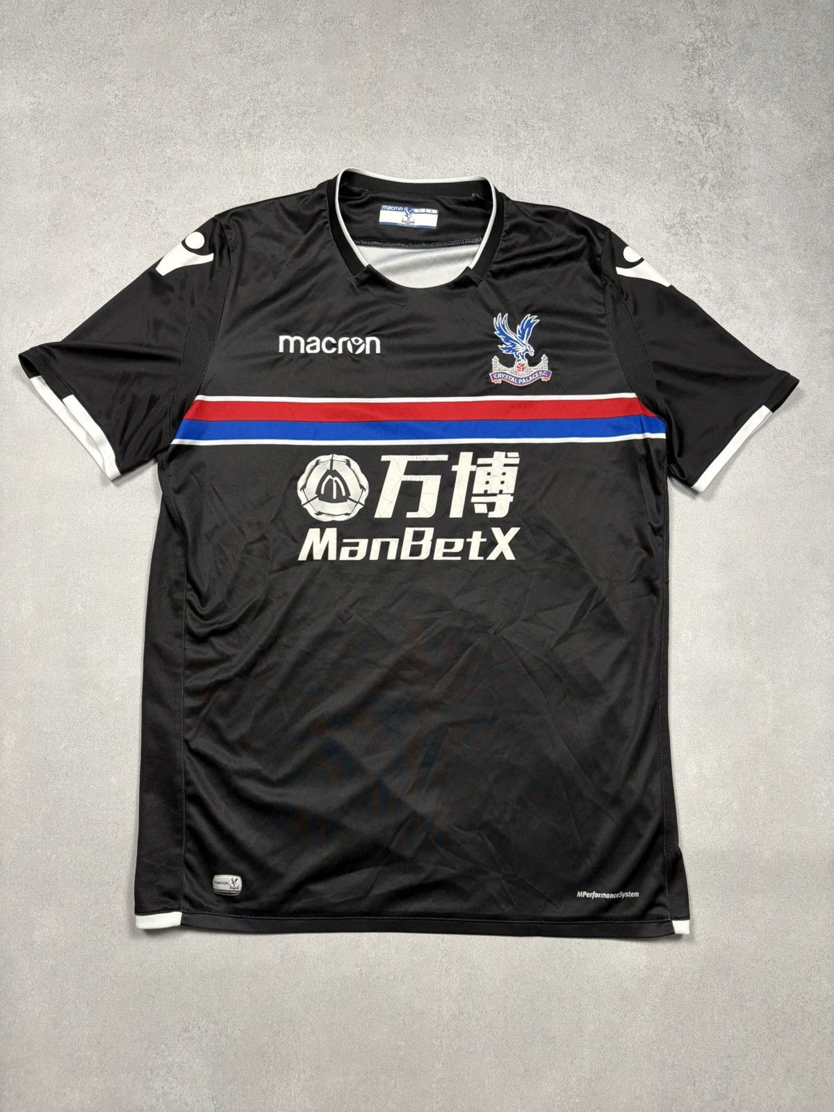 Macron Crystal Palace 2017/18 Macron Third Soccer Football Jersey Size US M / EU 48-50 / 2 - 2 Thumbnail